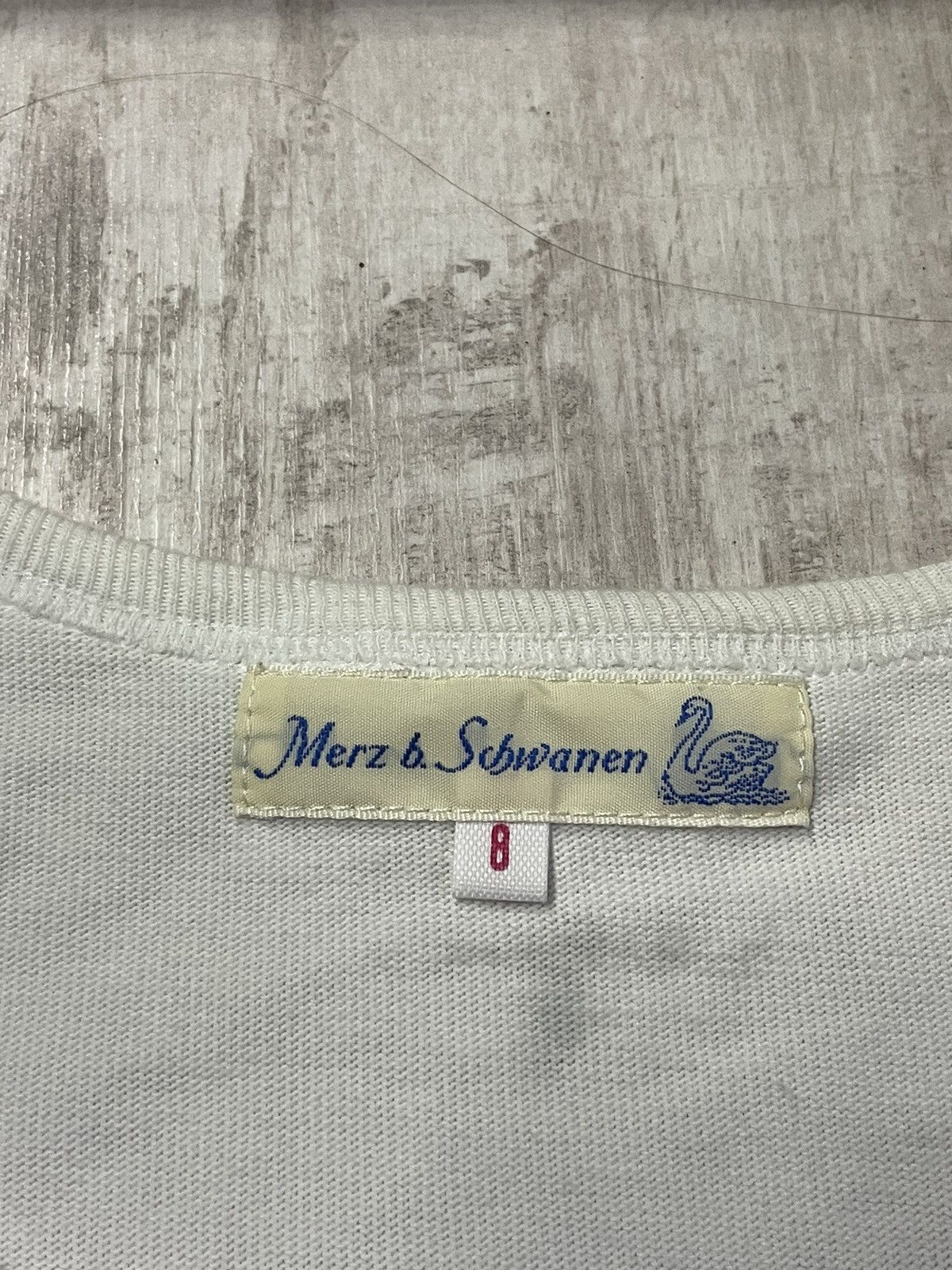Merz B. Schwanen Merz B Schwanen White T-Shirt RARE Size US XL / EU 56 / 4 - 6 Thumbnail