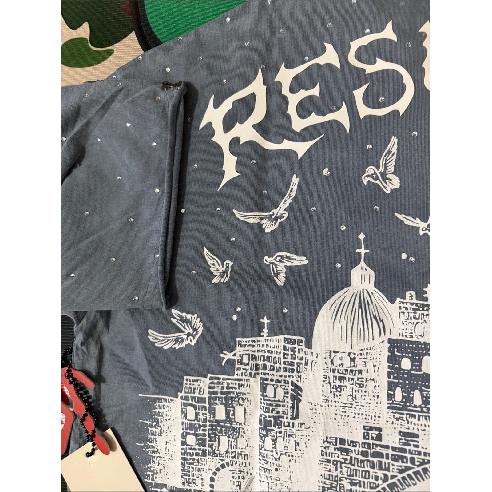 Other RESERVE “KINGDOM OF GOD” RESURRECTION - RHINESTONES TEE Size US S / EU 44-46 / 1 - 13 Thumbnail