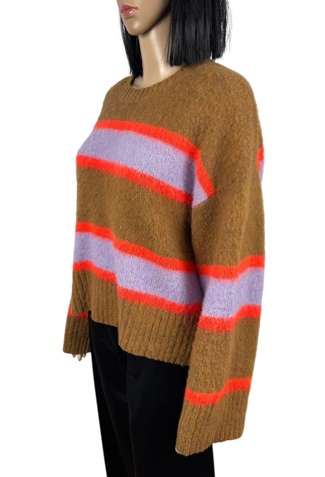 Allsaints Allsaints Acrylic Wool Striped Sweater size M Size M / US 6-8 / IT 42-44 - 4 Thumbnail