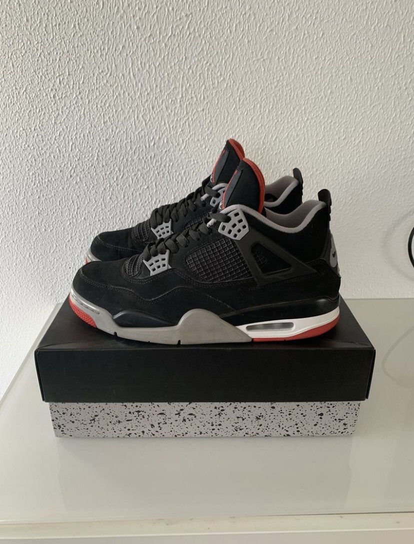 Jordan Brand Jordan 4 'Bred' 2019 Size US 10 / EU 43 - 1 Thumbnail