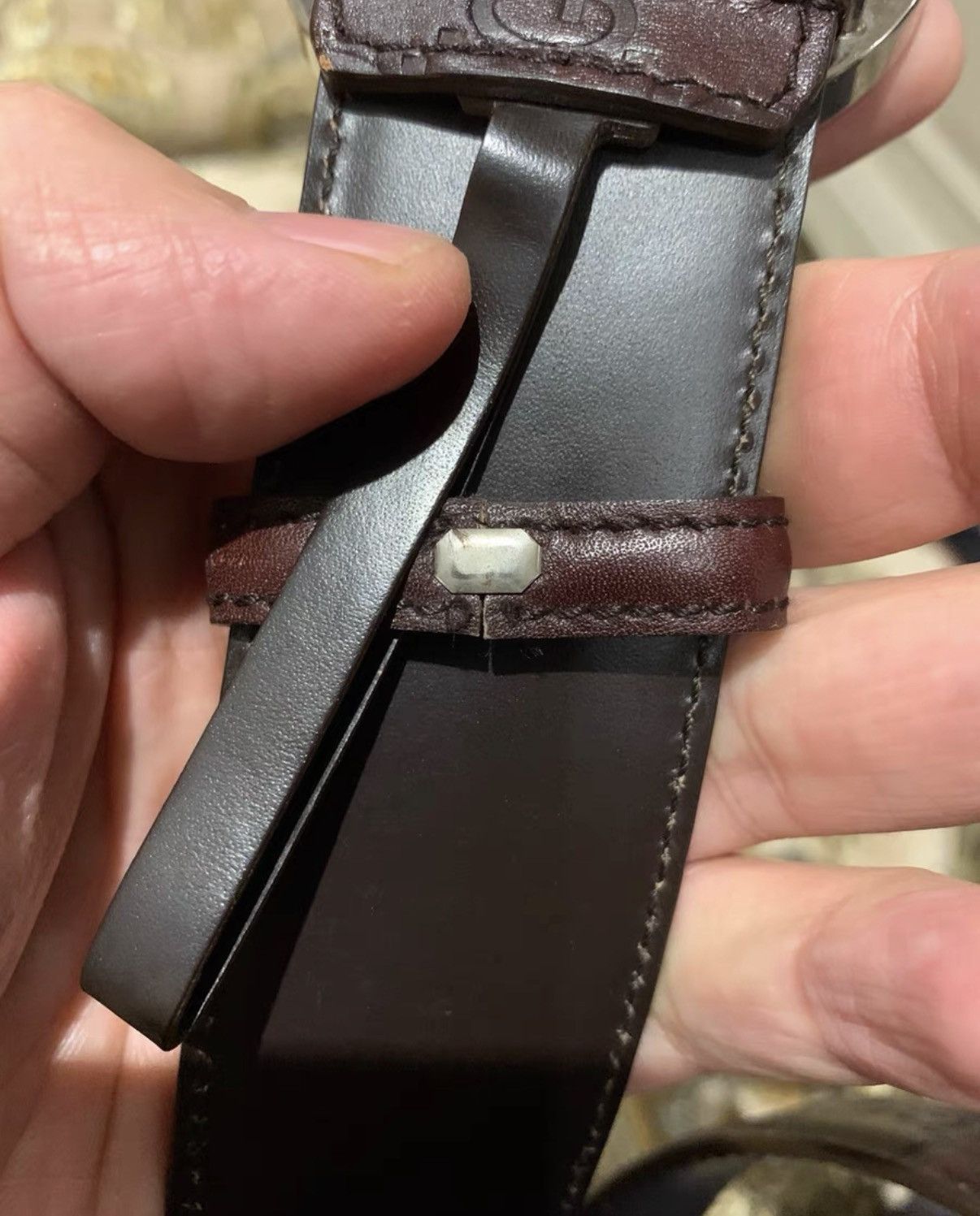 Gucci Gucci Genuine Leather Belt K16 Size ONE SIZE - 3 Thumbnail