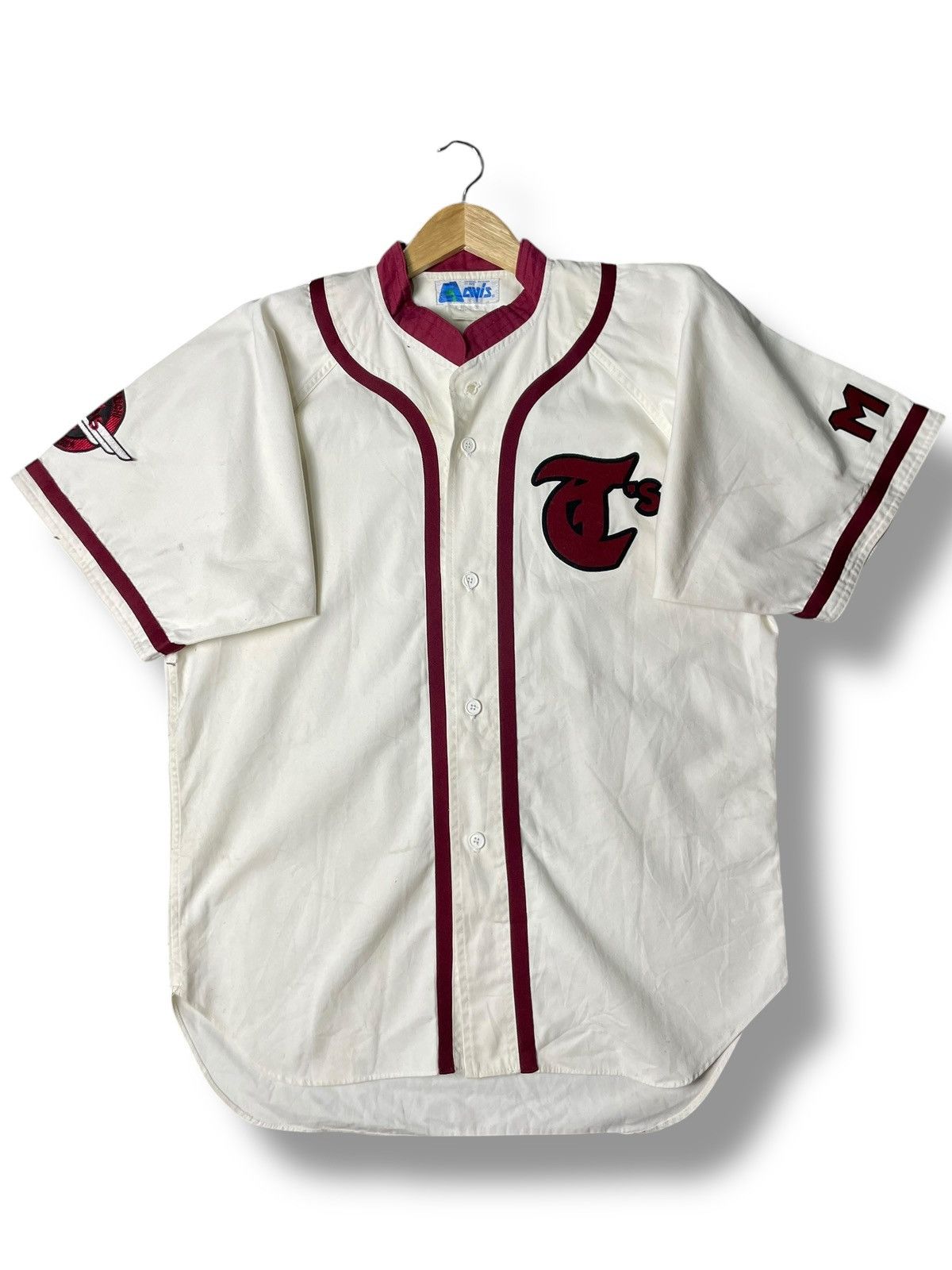 Japanese Brand × Vintage Avis x Vintage Baseball Jersey Embroidery (40) Size US M / EU 48-50 / 2 - 4 Thumbnail