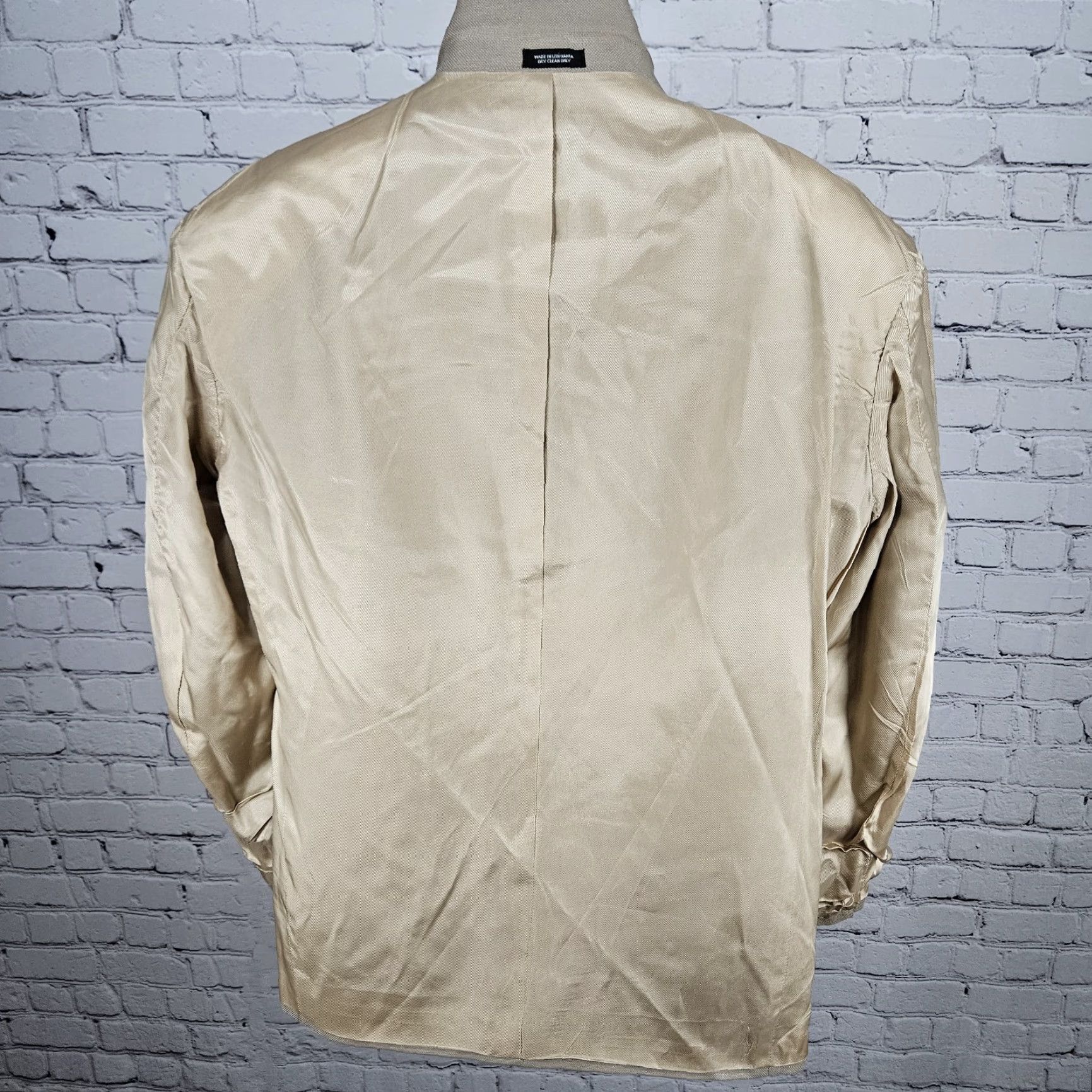 Oscar De La Renta VINTAGE Oscar de la Renta Sport Coat 2 Button Ventless Notch Brown Silk Men 40S Size US XXS / EU 40 - 6 Thumbnail