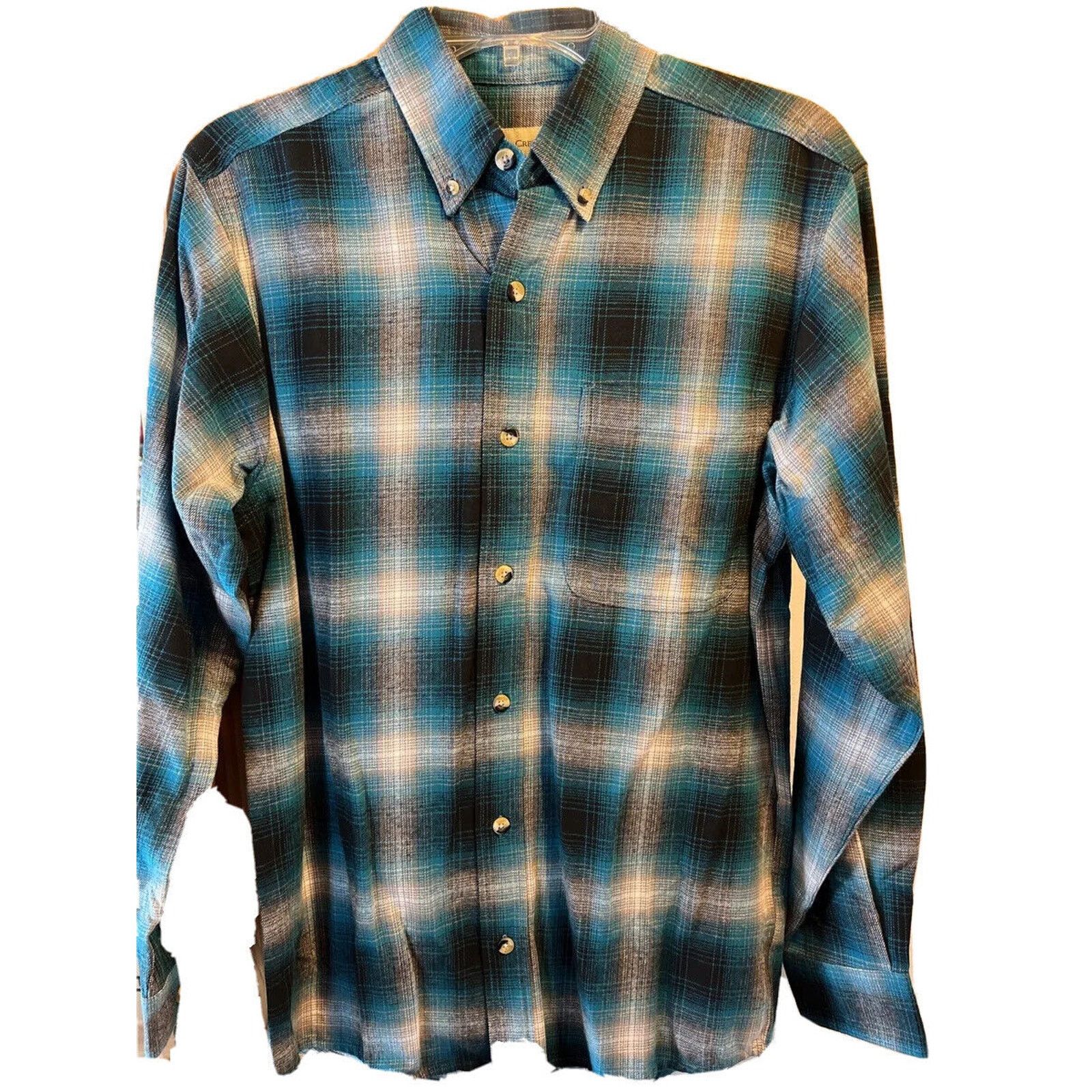 Other Hobbs Creek Mens S Blue Plaid LS Button Cotton Flannel Shirt Size US S / EU 44-46 / 1 - 1 Thumbnail