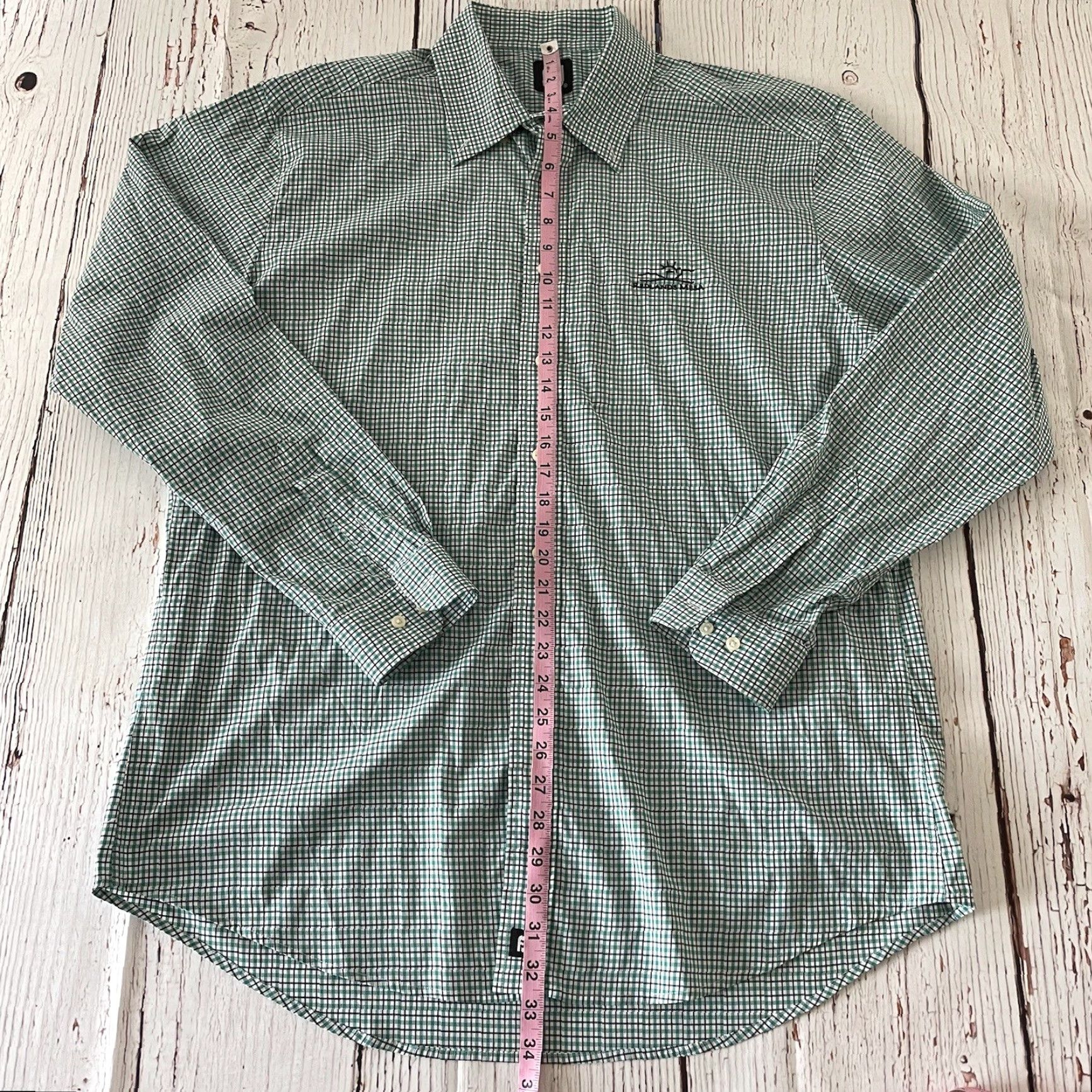 Footjoy VINTAGE FootJoy Plaid Green Shirt Button-Front Long Sleeve Men's XL Size US XL / EU 56 / 4 - 4 Thumbnail
