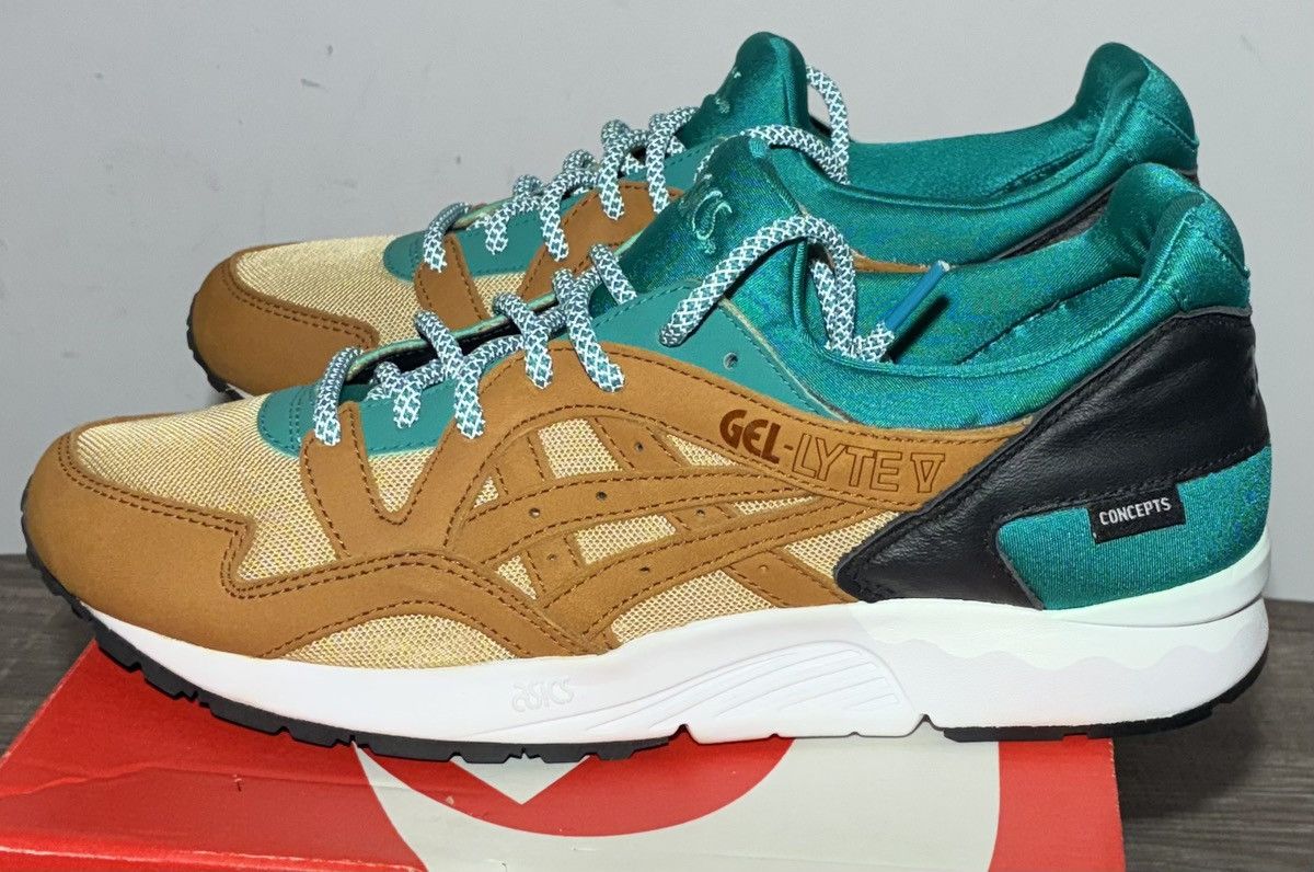 Asics Size 9.5 - ASICS Gel-Lyte V Concepts Mix & Match Teal Size US 9.5 / EU 42-43 - 3 Thumbnail