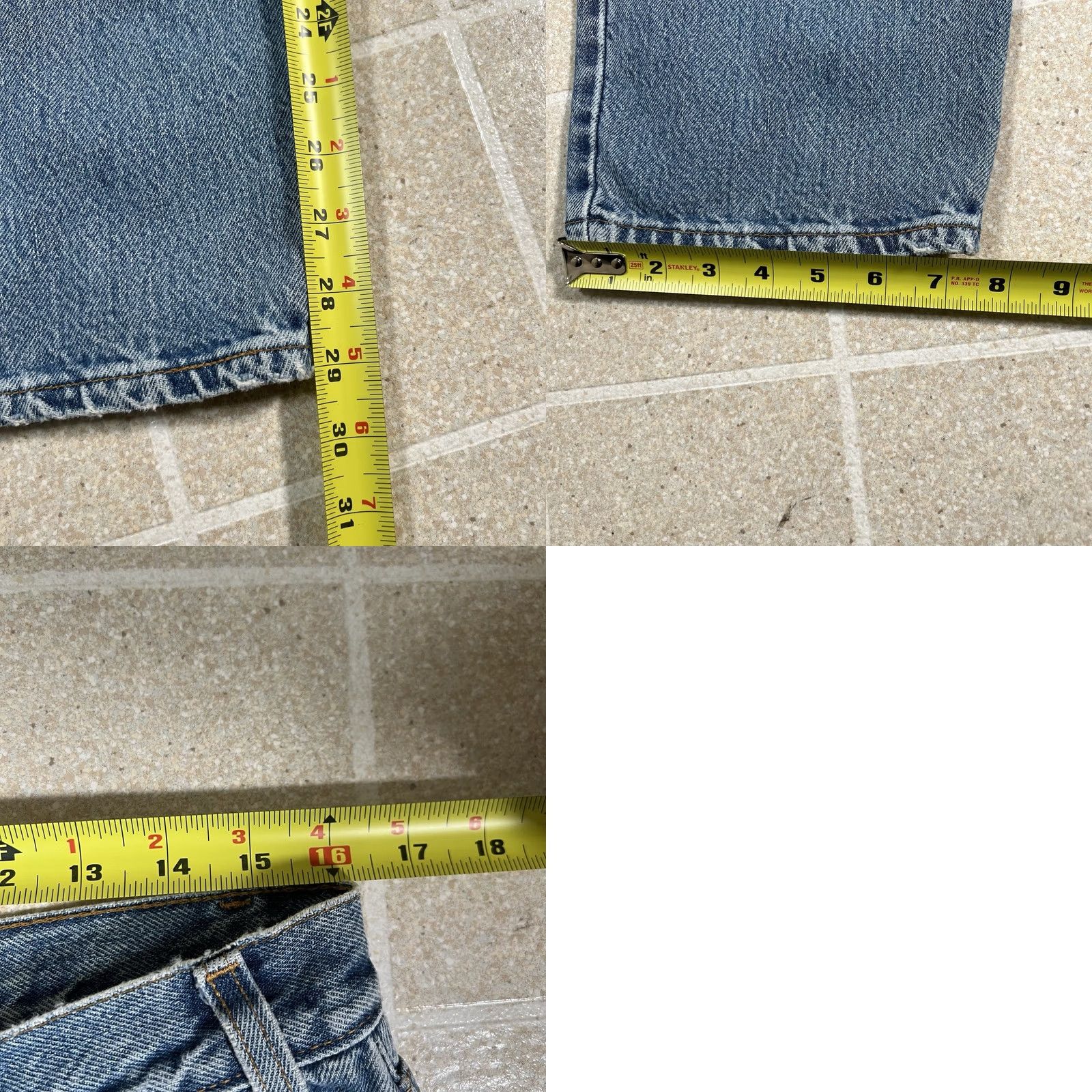 Levi's VINTAGE Levi's 550 Jeans Blue Denim Relaxed Fit USA 32x29 Mens Straight Regular Size 32 29 Size US 32 / EU 48 - 8 Thumbnail