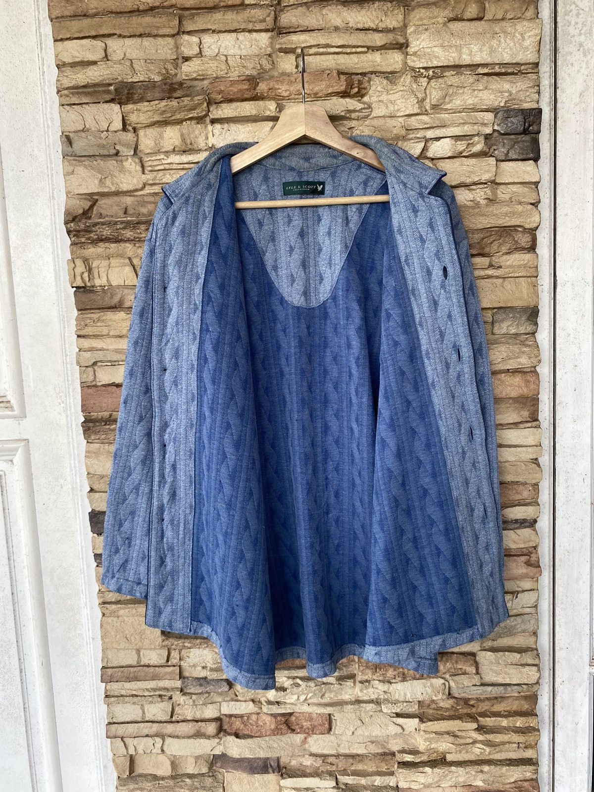 Lyle & Scott × Vintage Lyle & Scott Button Up Sweater Size US XL / EU 56 / 4 - 12 Thumbnail