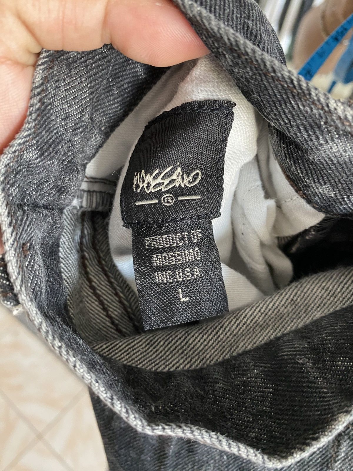 Mossimo Rare mossimo denim abstrac grey Size US 30 / EU 46 - 5 Thumbnail