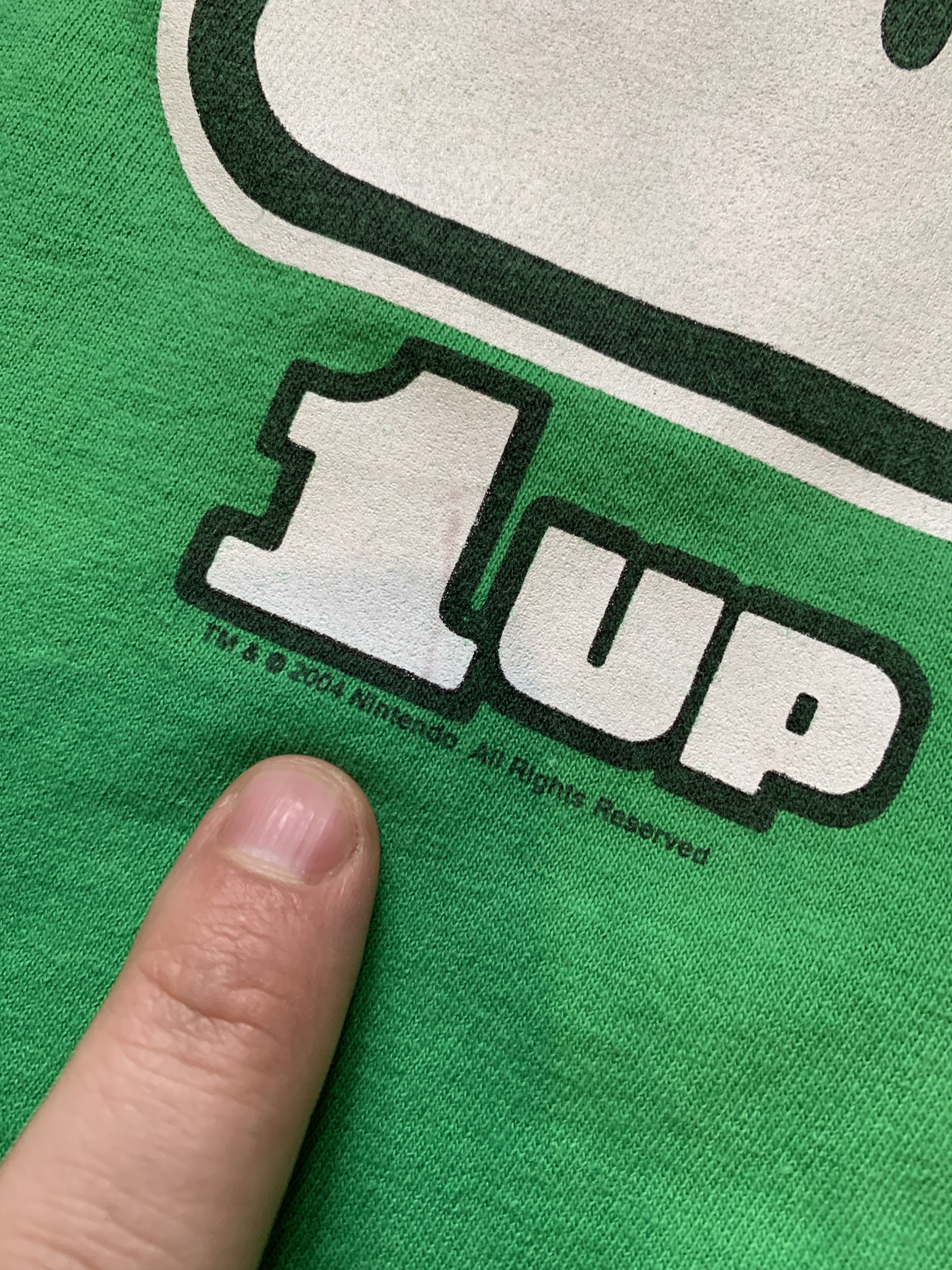 Fruit Of The Loom × Nintendo × Vintage Vintage 1 UP Nintendo 2004 Tee Size US M / EU 48-50 / 2 - 4 Thumbnail