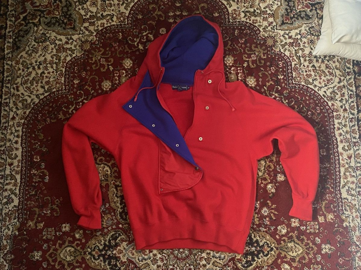 Polo Ralph Lauren 80’s Polo Ralph Lauren Red Hoodie Size US M / EU 48-50 / 2 - 1 Thumbnail
