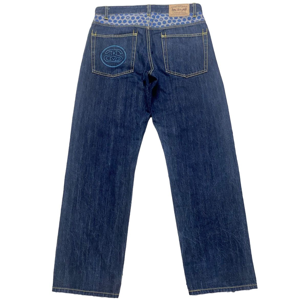 Stussy Vintage Y2K Stussy Logo Pocket Denim Jeans Size US 30 / EU 46 - 1 Thumbnail