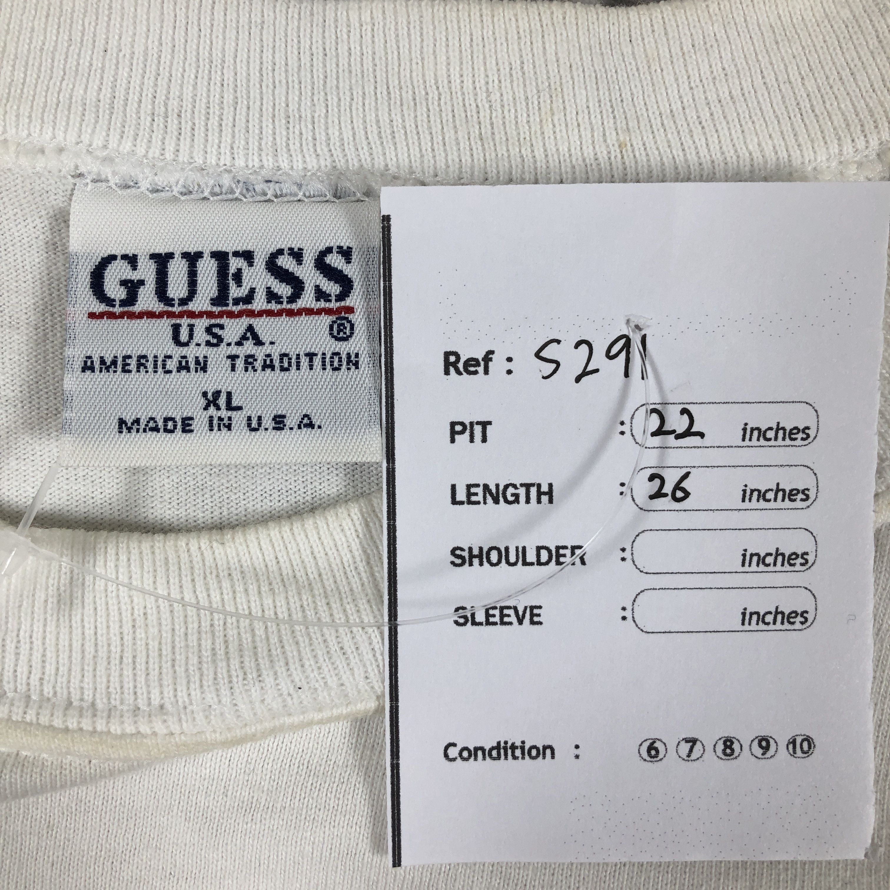 Guess Vintage Guess USA T-shirt Size US XL / EU 56 / 4 - 4 Thumbnail