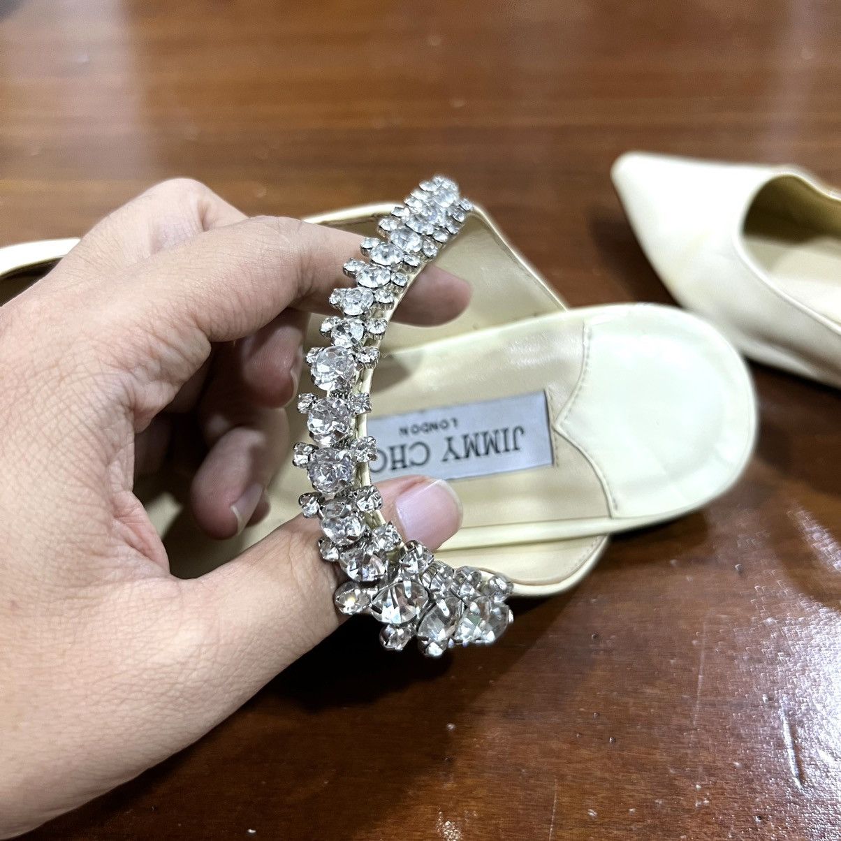 Jimmy Choo Vintage Jimmy Choo Swarovski Crystal Women Shoes Size US 6 / IT 36 - 10 Thumbnail