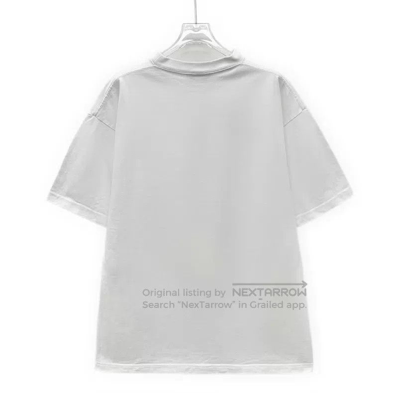 Balenciaga Balenciaga White Logo Letter Print Cotton Crew Neck Short Size US S / EU 44-46 / 1 - 2 Thumbnail