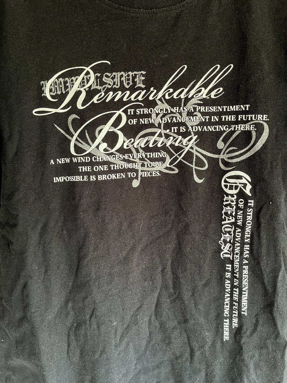 14th Addiction × Japanese Brand × Le Grande Bleu (L.G.B.) Remakable Beating Pract Japanese Tee Chrome Hearts style Size US M / EU 48-50 / 2 - 3 Thumbnail