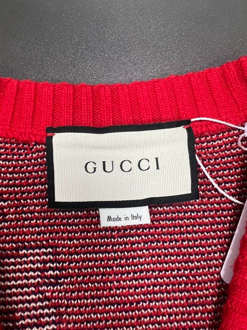 Gucci Gucci Zoo-themed pattern knitted sweater cardigan 2504-Next Size XS / US 0-2 / IT 36-38 - 3 Thumbnail