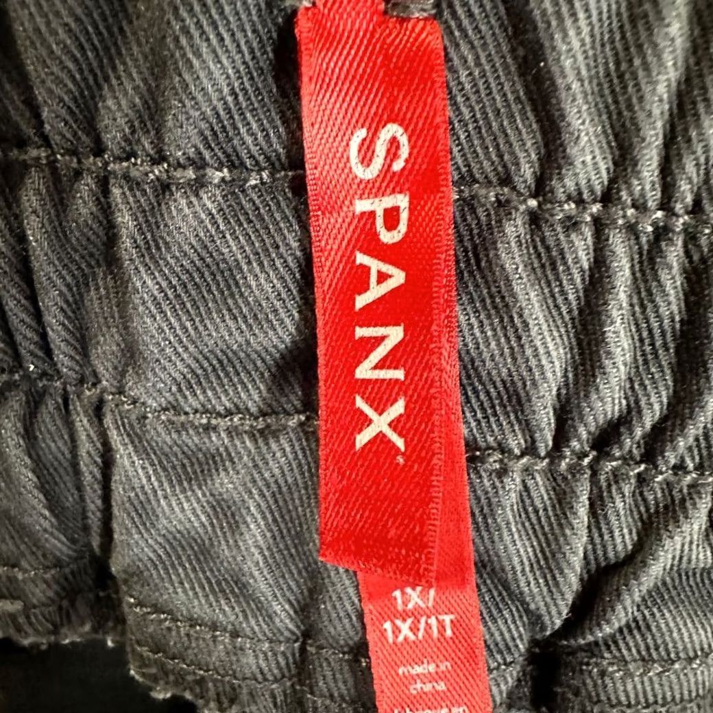 Spanx Spanx Jean Jogger Pants Womens 1X Gray Pull On Elastic Waist Ankle Zip Stretch Jeans Jogger Pants Women Plus Size 1X Gray Size 40" / US 18 - 4 Thumbnail