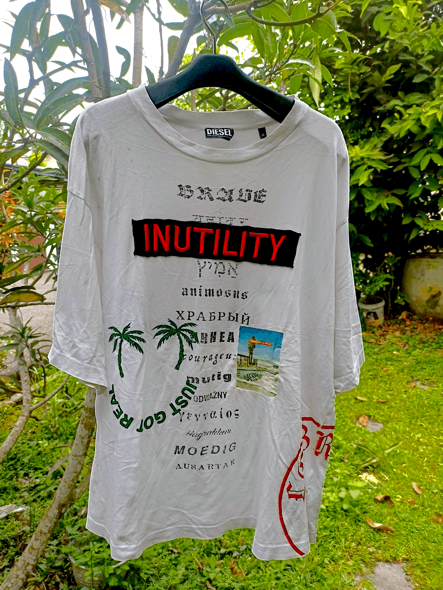 Diesel DIESEL INUTILITY A02978 T-BALM-B2 OCATM T-Shirt Size US XXL / EU 58 / 5 - 1 Thumbnail