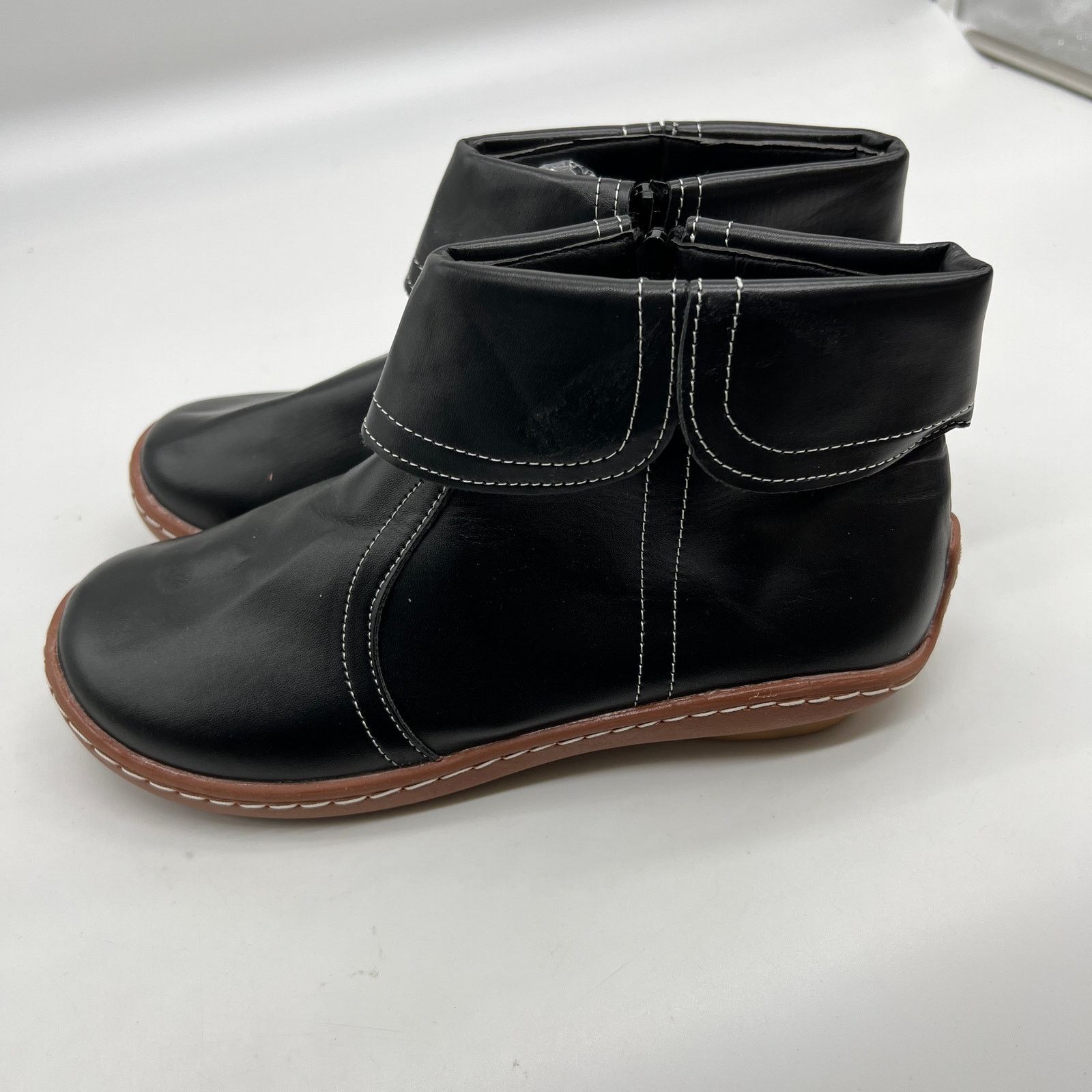 Other Fashion Womens Ankle Boot Comfortable Slip On Flat Booties Size US 9 / IT 39 - 5 Thumbnail