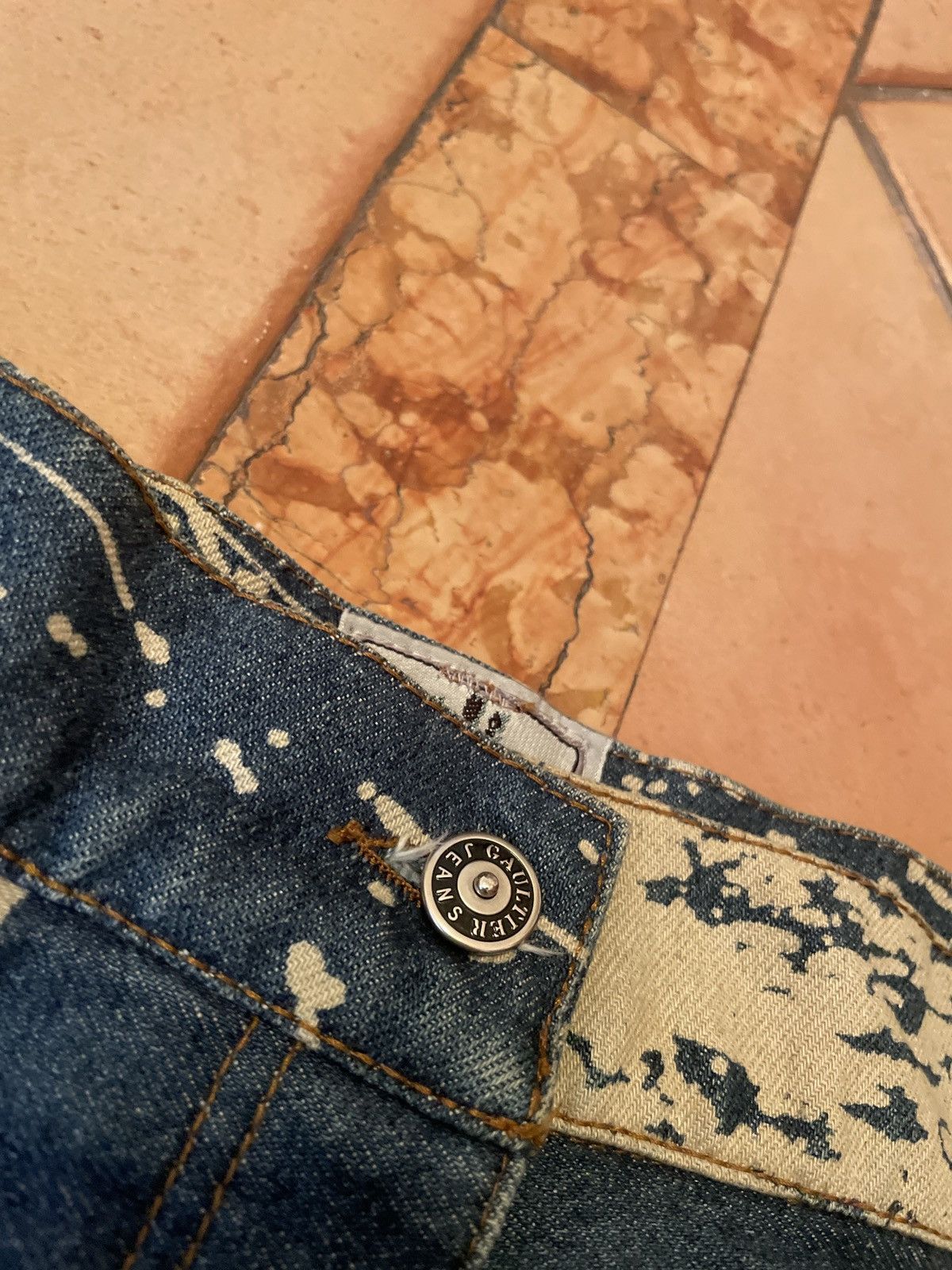 Jean Paul Gaultier Jean Paul Gaultier vintage bleach runaway denim overall L Size US 36 / EU 52 - 7 Thumbnail