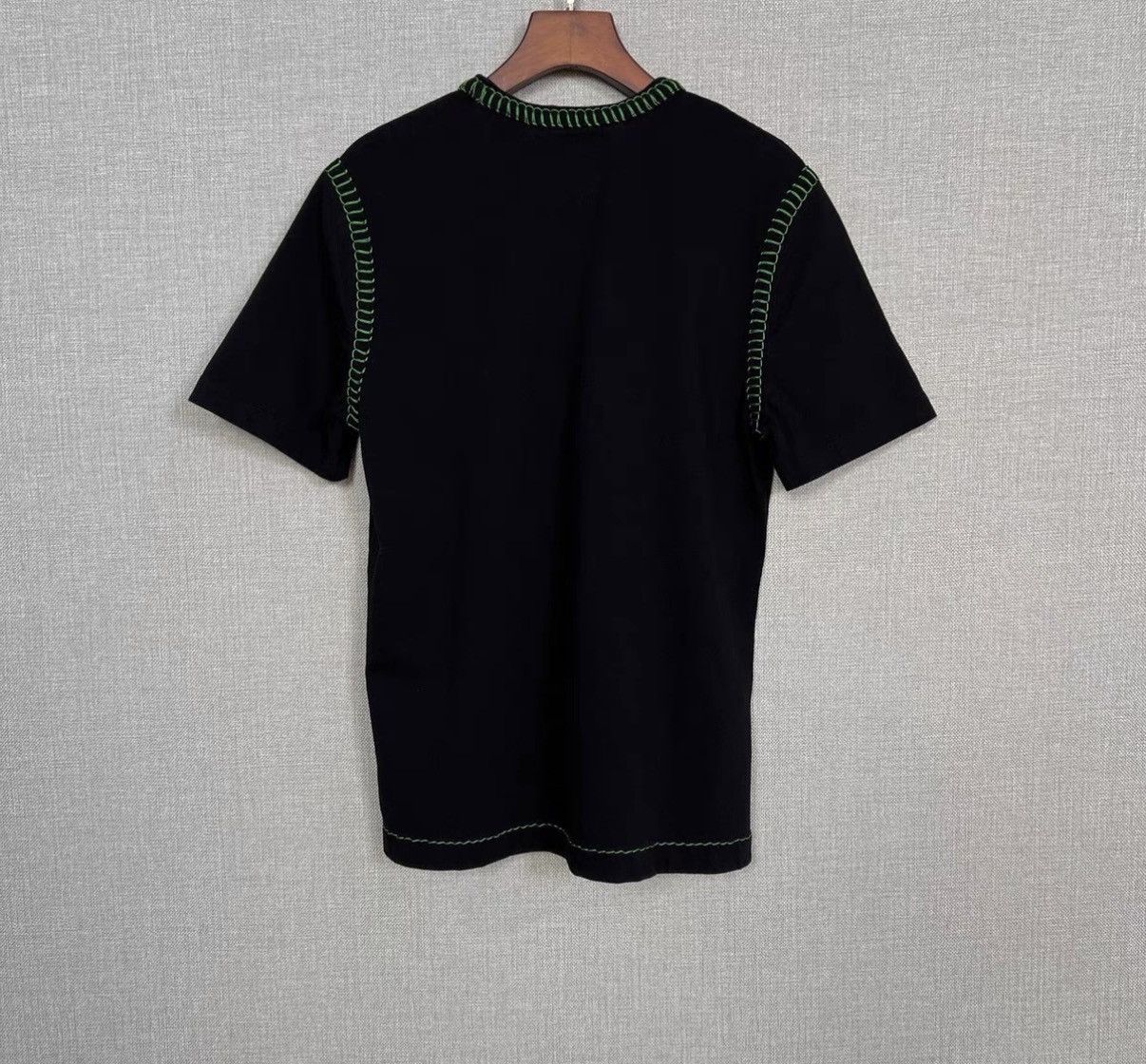 Bottega Veneta Bottega Veneta Black Short Sleeve T-Shirt Size US M / EU 48-50 / 2 - 2 Thumbnail