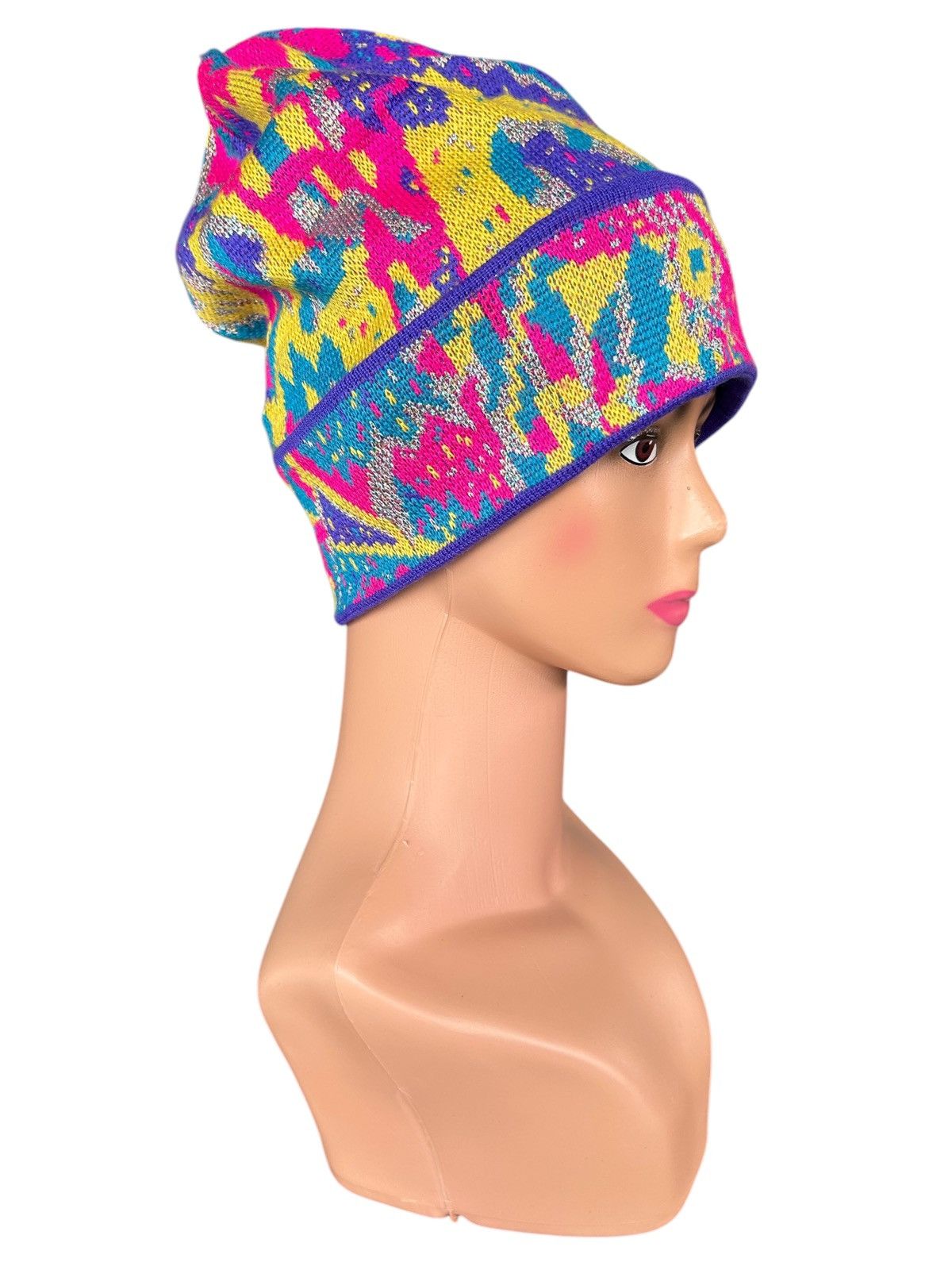 Japanese Brand × Kapital × Vintage Hippies Style Vintage knittedi Beanie Hats Size ONE SIZE - 1 Thumbnail