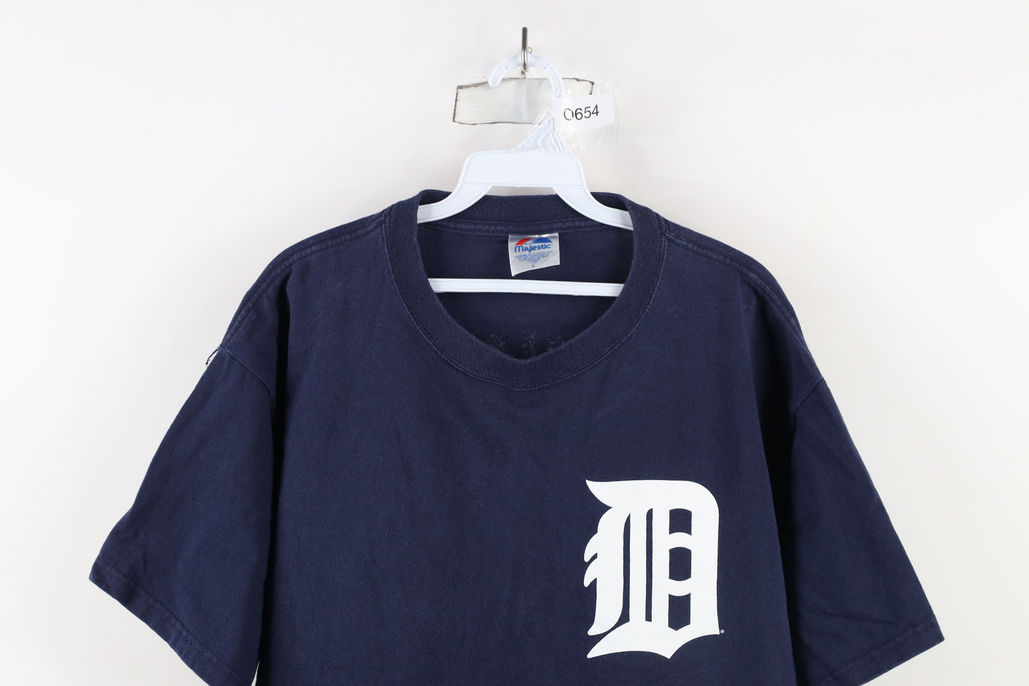 Majestic × Vintage Vintage Majestic Rodriguez Detroit Tigers Baseball T-Shirt Size US L / EU 52-54 / 3 - 2 Thumbnail