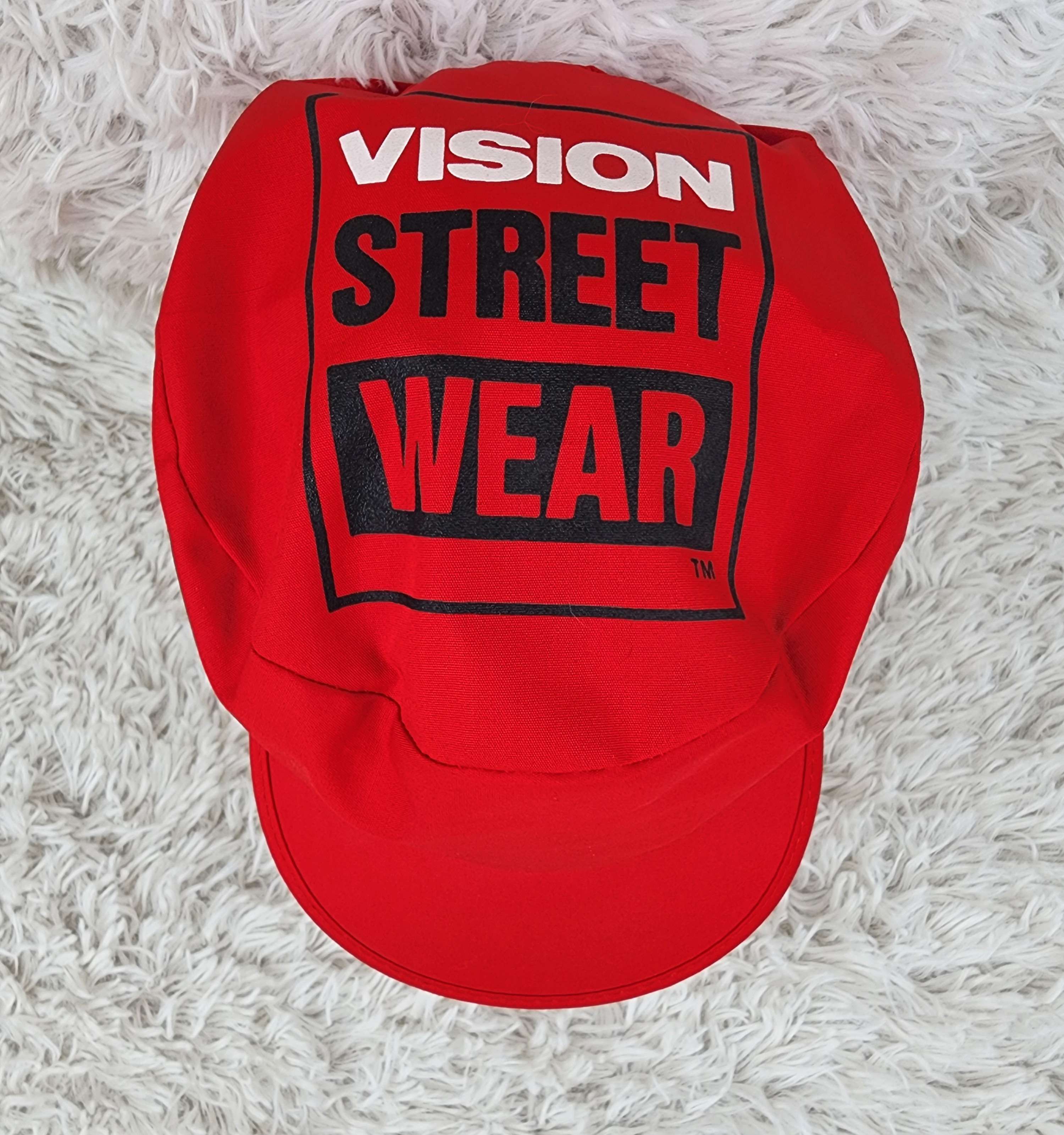 Vintage Vintage Vision street wear red cap hat Size ONE SIZE - 5 Thumbnail