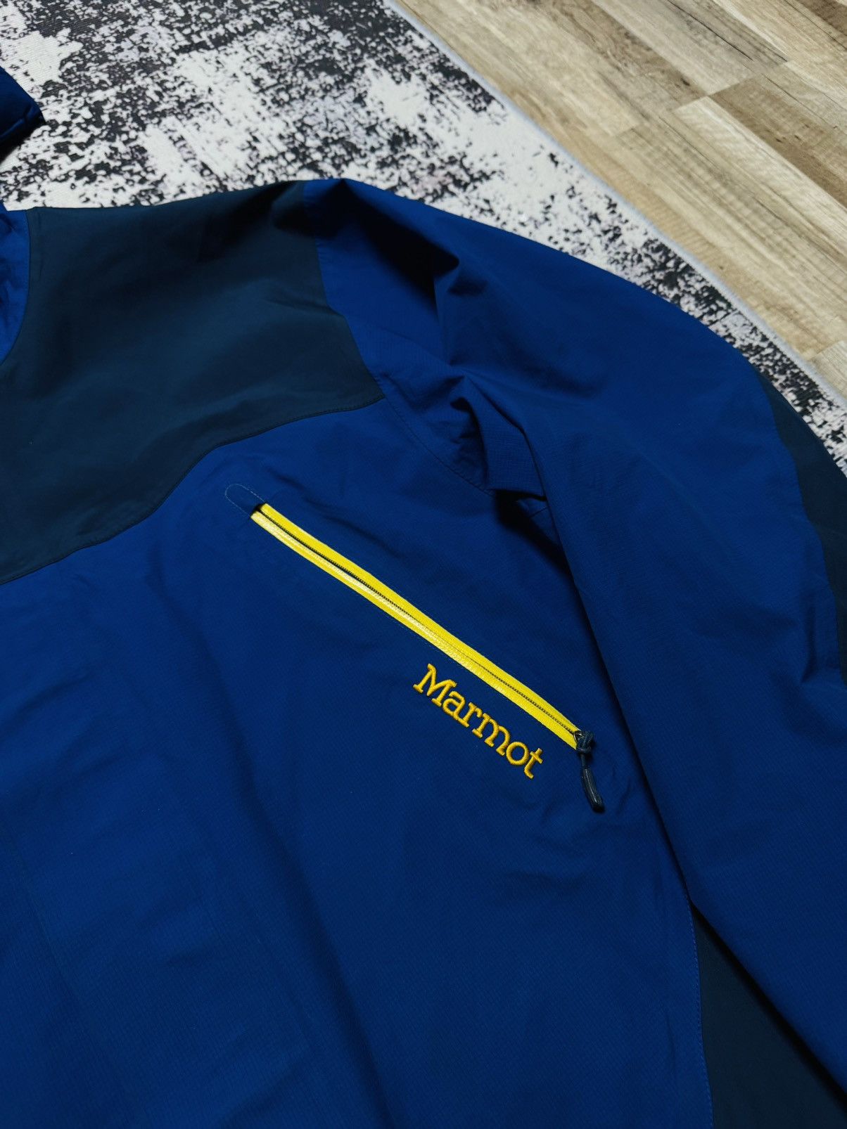 Marmot Marmot Vintage Goretex Shell Jacket Blue L Size US L / EU 52-54 / 3 - 4 Thumbnail