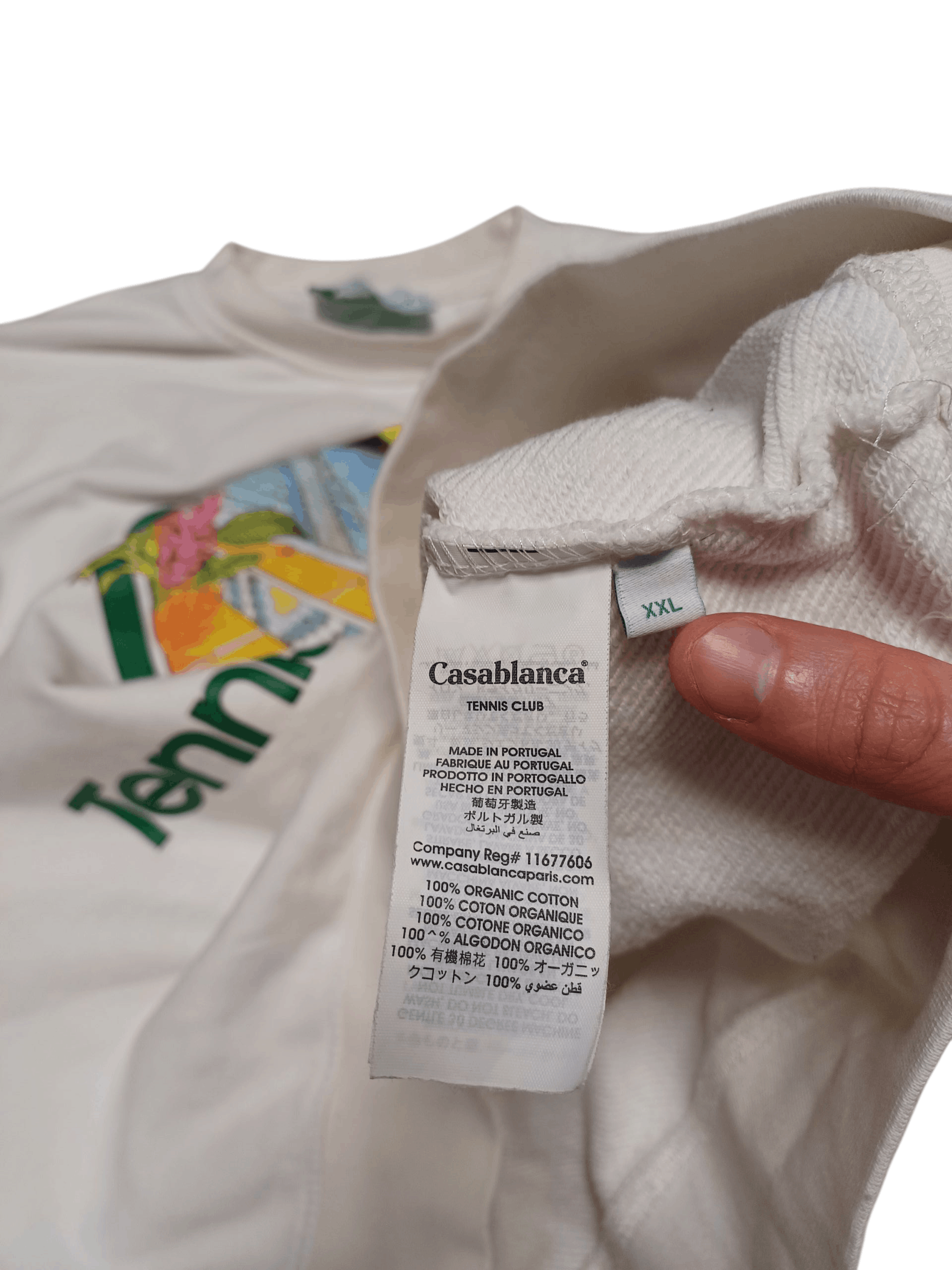 Casablanca CASABLANCA TENNIS CLUB LUXURY BIG PRINT SWEATSHIRT Size US XXL / EU 58 / 5 - 4 Thumbnail