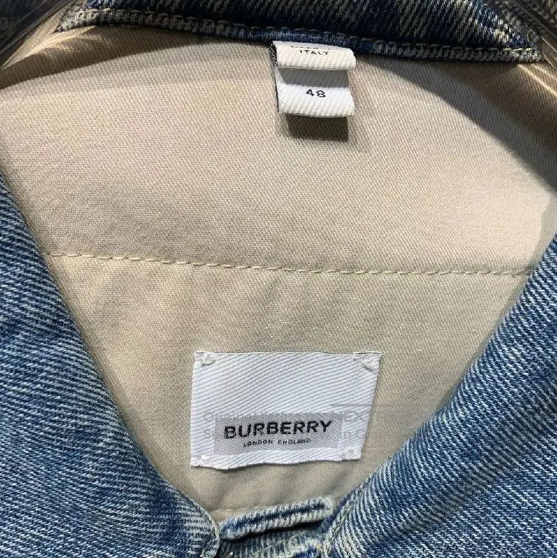 Burberry Blue Denim Men's Jacket.