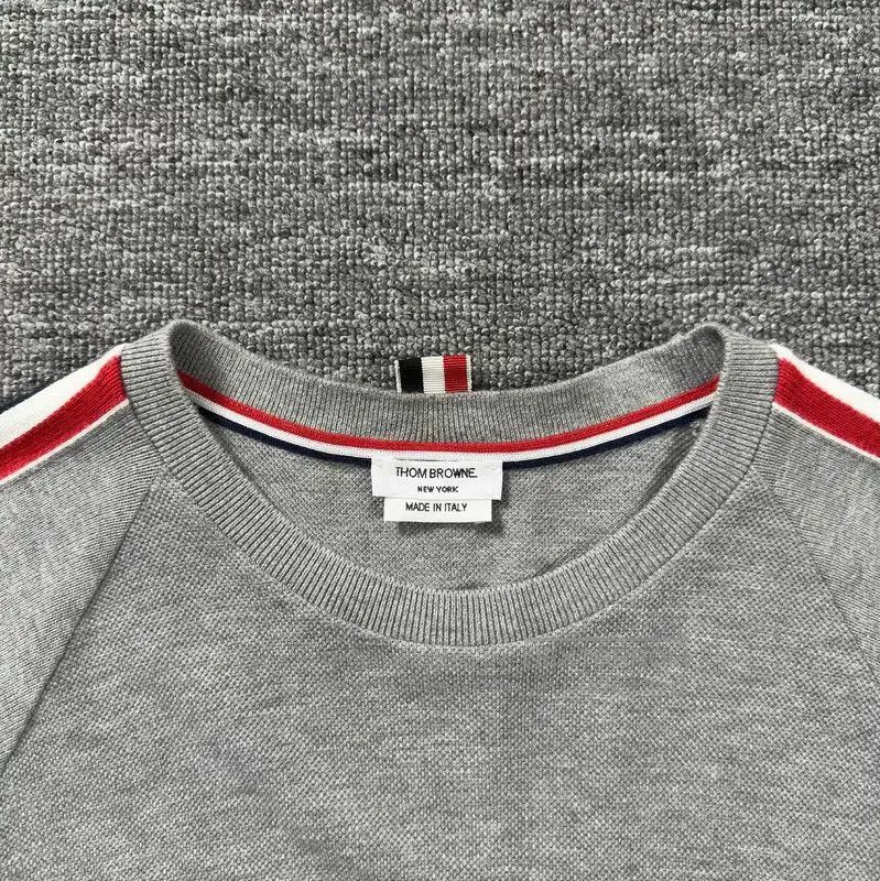 Thom Browne Thom Browne Gray Cotton Men's T-Shirt . Size US XL / EU 56 / 4 - 3 Thumbnail