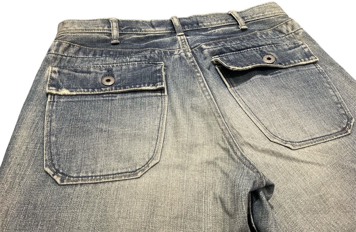 If Six Was Nine × Japanese Brand × Le Grande Bleu (L.G.B.) 🔥Crazy Y2K Spellbound Denim Flare Jeans LGB Style Size US 32 / EU 48 - 6 Thumbnail