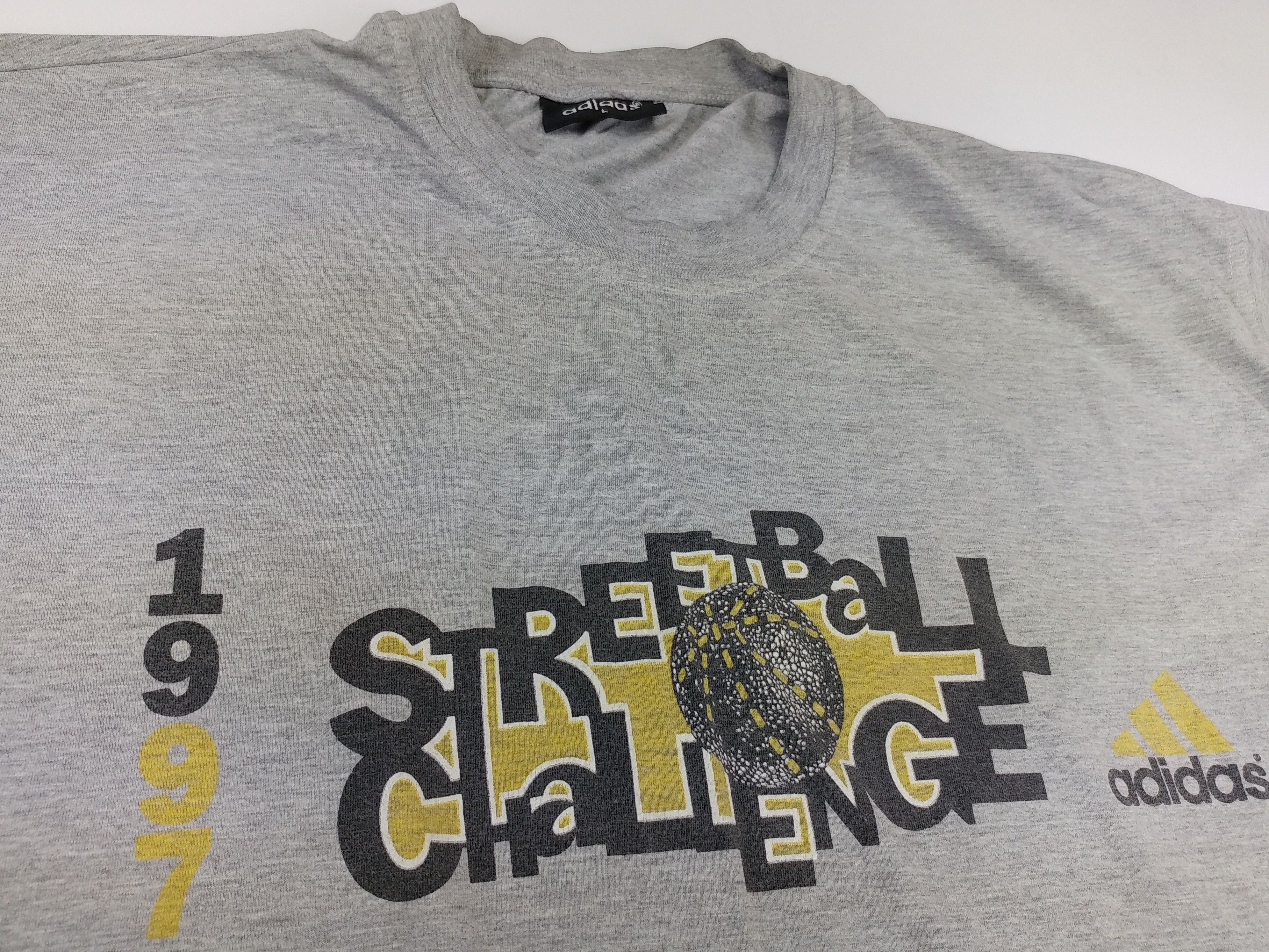 Adidas Adidas Streetball Challenge t-shirt, 1997 Germany, vintage L Size US L / EU 52-54 / 3 - 7 Thumbnail