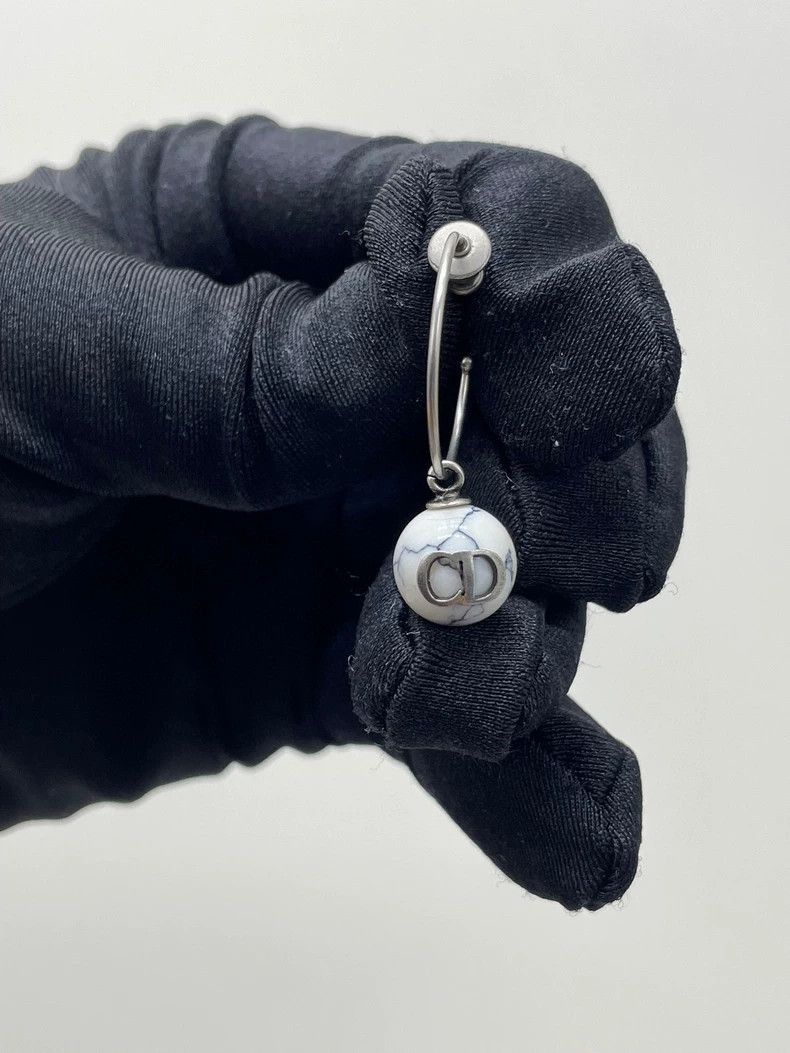 Dior Dior Dior Marble Pattern Bead Earrings-2507 Size ONE SIZE - 4 Thumbnail