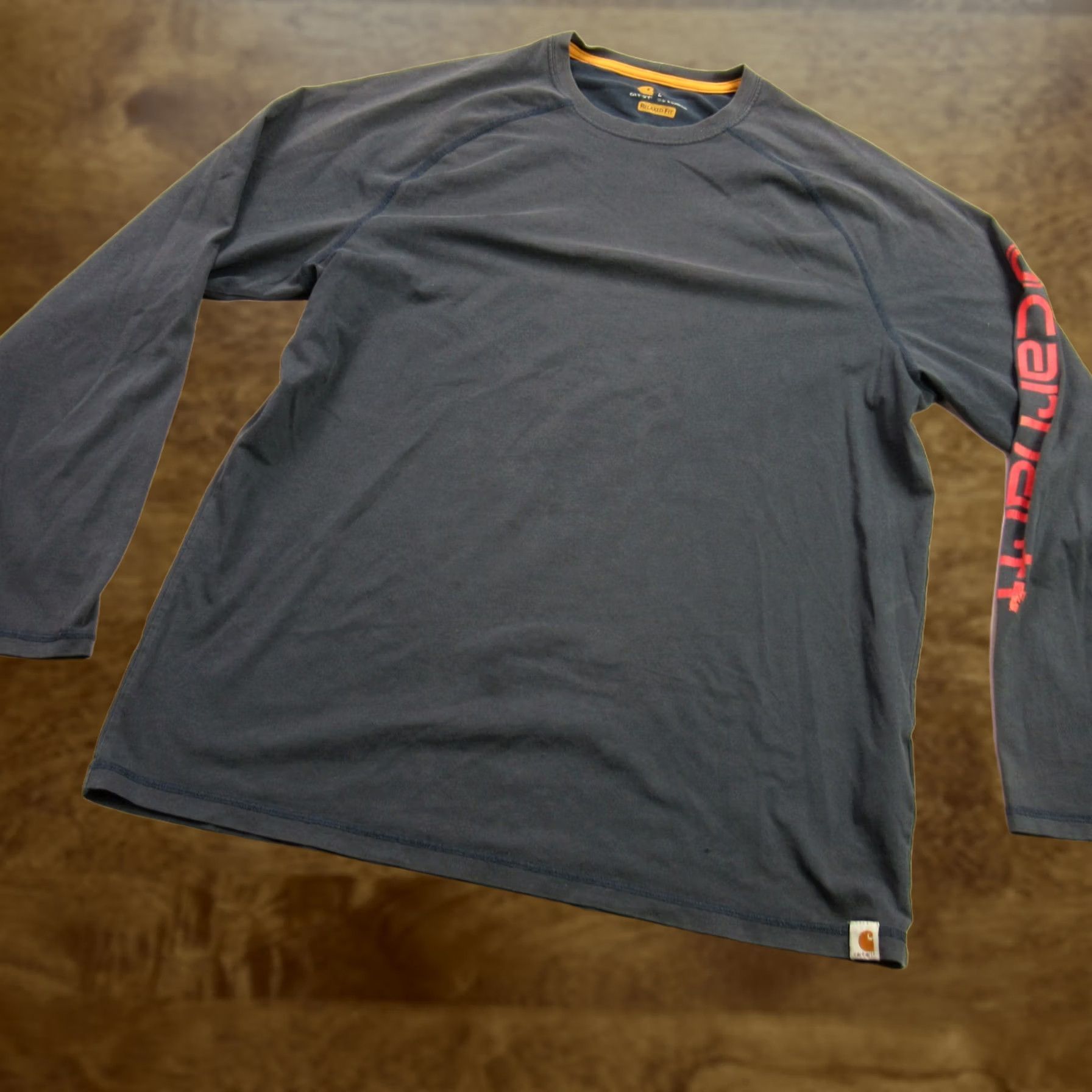 Carhartt Carhartt Shirt Mens Large Long Sleeve Crew Neck Outdoors Relaxed Fit Blue Size US L / EU 52-54 / 3 - 1 Thumbnail