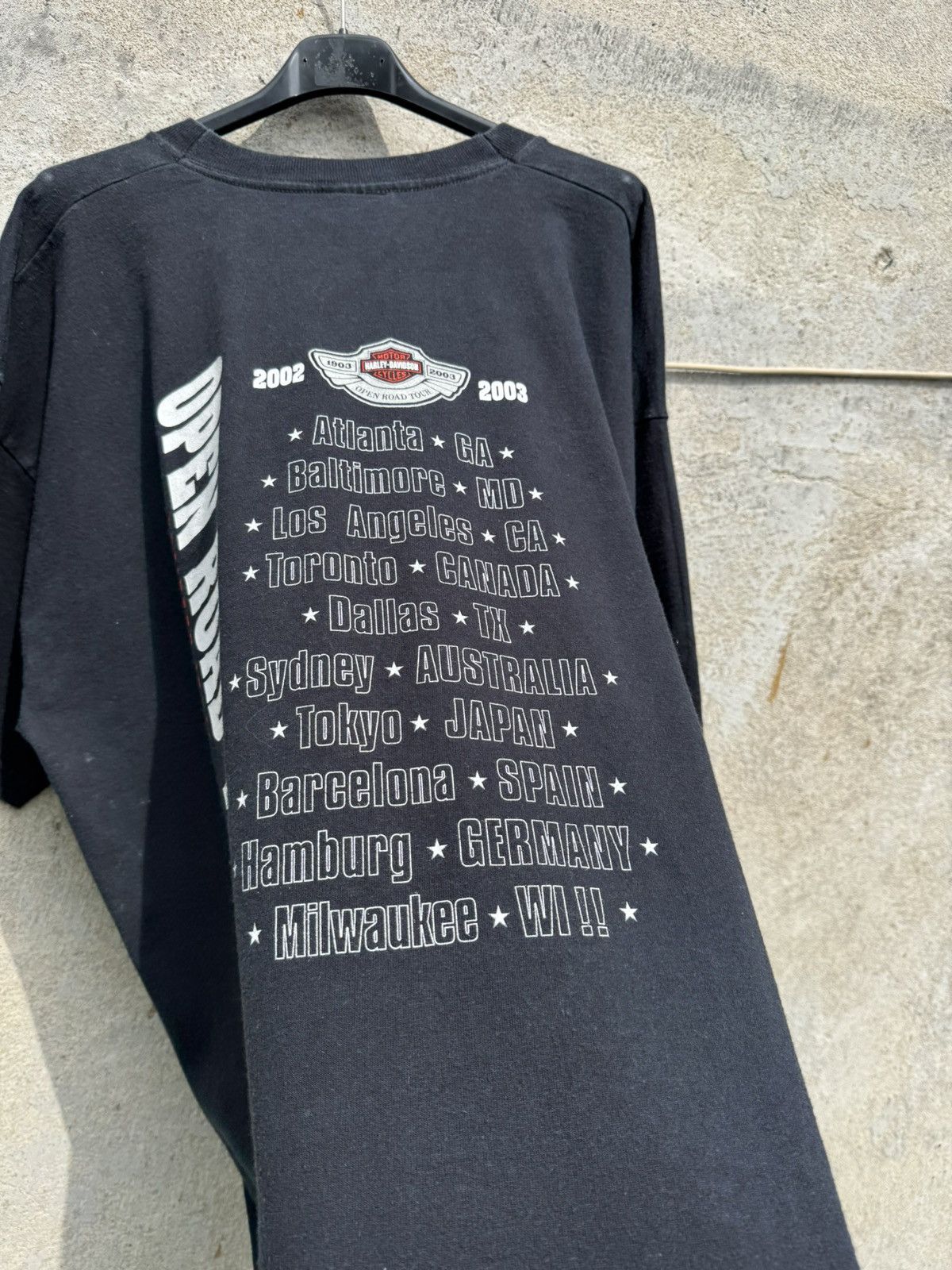 Harley Davidson Vintage 2003 Harley Davidson 100th Anniversary World Tour Size US XXL / EU 58 / 5 - 5 Thumbnail