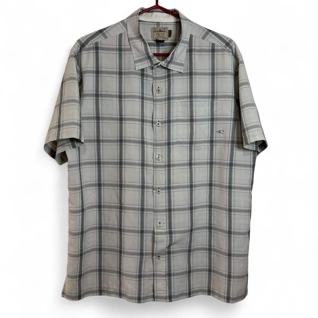 O'Neill × Vintage Vintage O'Neill Plaid Grey Button-Up Shirt Size US L / EU 52-54 / 3 - 1 Thumbnail