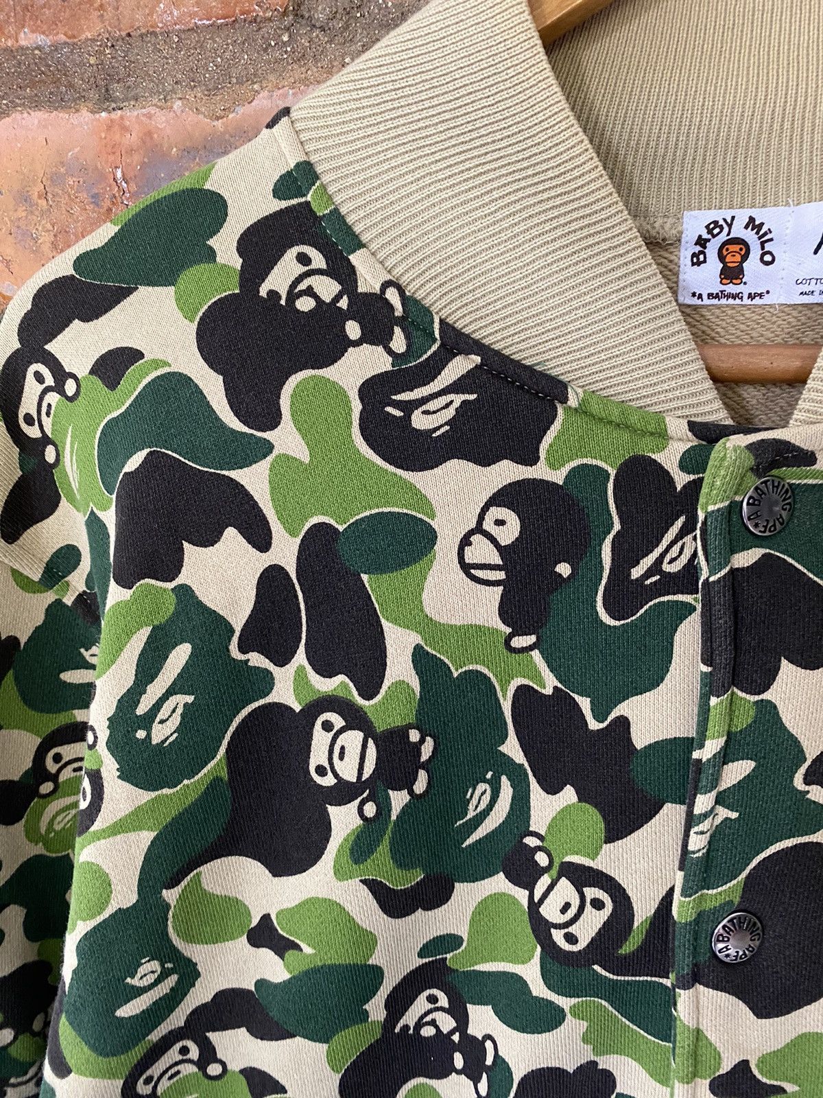 Bape × Nigo OG 2006 Bape Baby Milo ABC camo sweat varsity Size US L / EU 52-54 / 3 - 7 Thumbnail