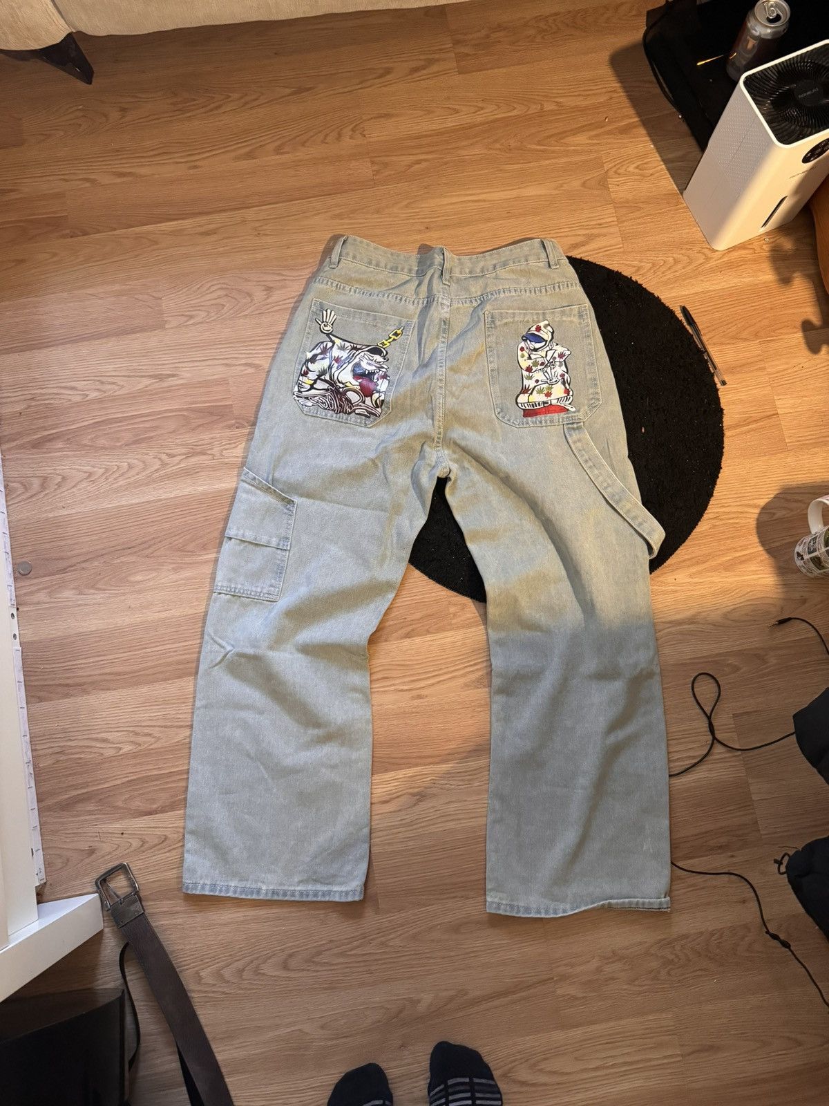 Japanese Brand × Vintage Vintage street wear baggy jeans Size 28" / US 6 / IT 42 - 2 Thumbnail