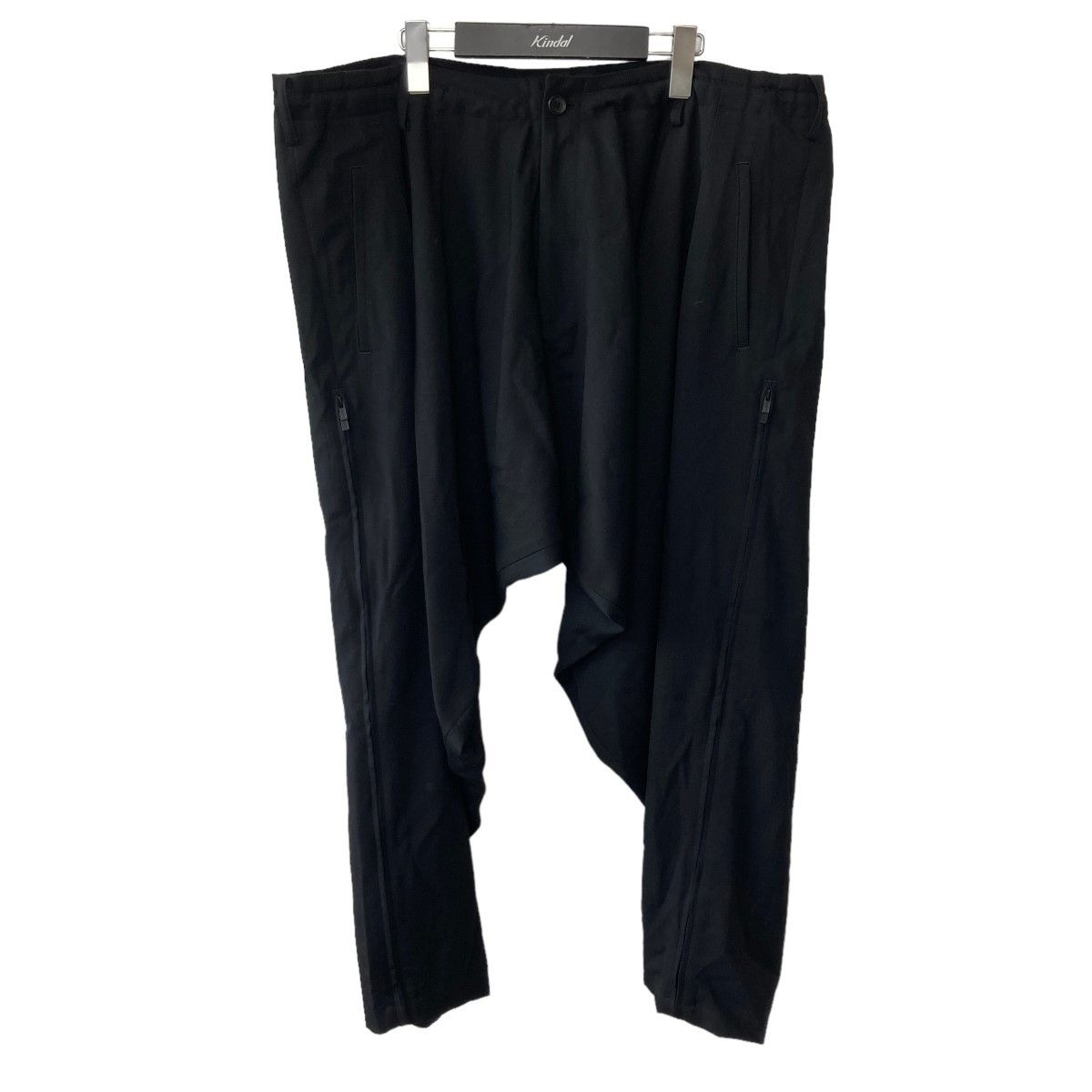 YOHJI YAMAMOTO pour homme 23AW GUSSET DRAPED PANTS