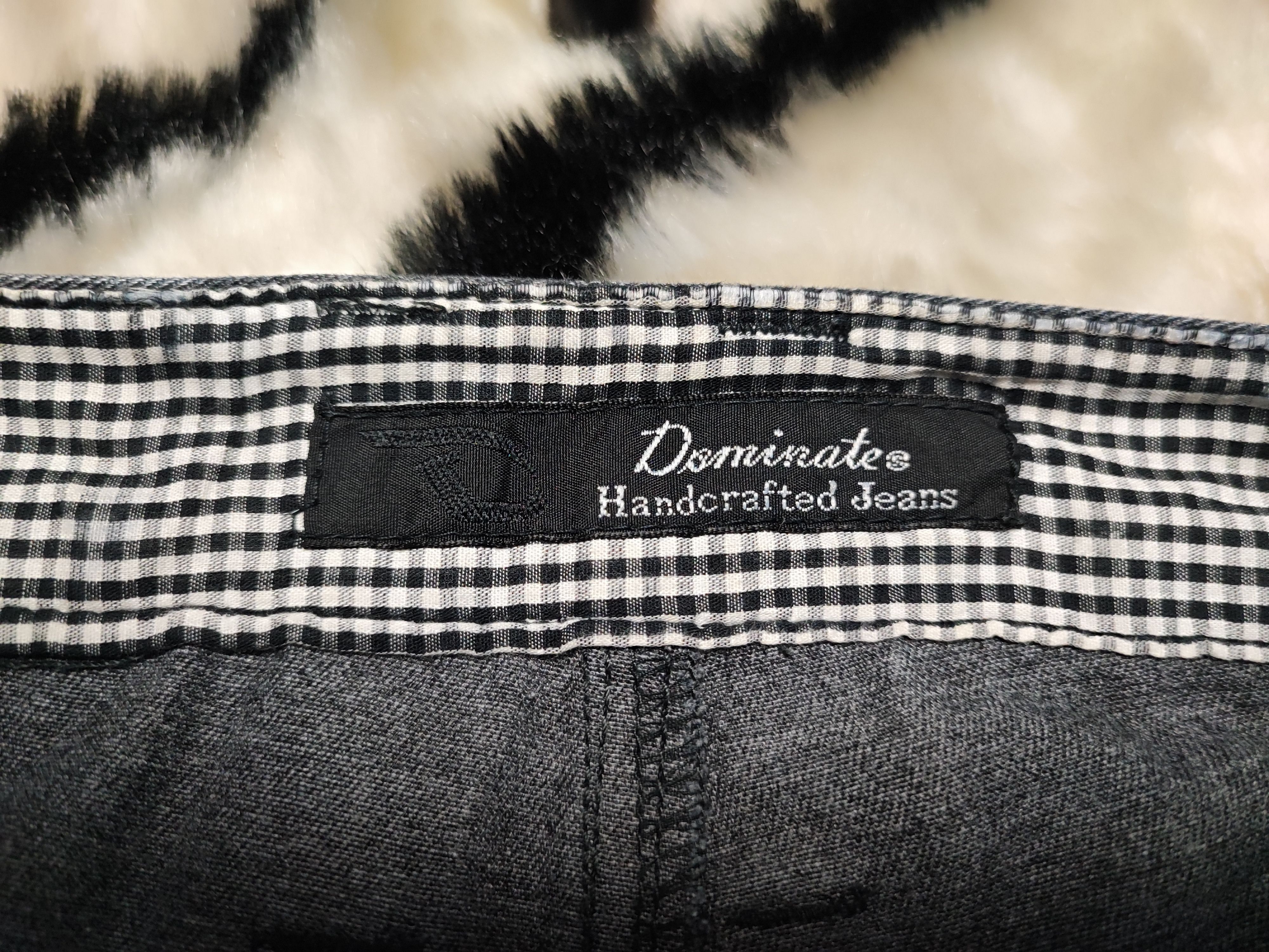 If Six Was Nine DOMINATE HANDCRAFTED BIKER JEANS STYLE Size US 35 - 11 Thumbnail