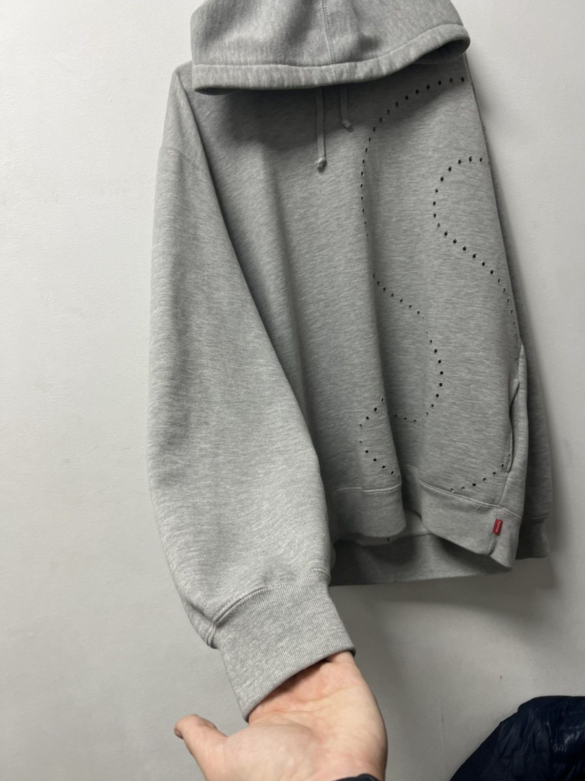 Supreme Supreme Hoodie Big Logo Gray Size US XL / EU 56 / 4 - 9 Thumbnail