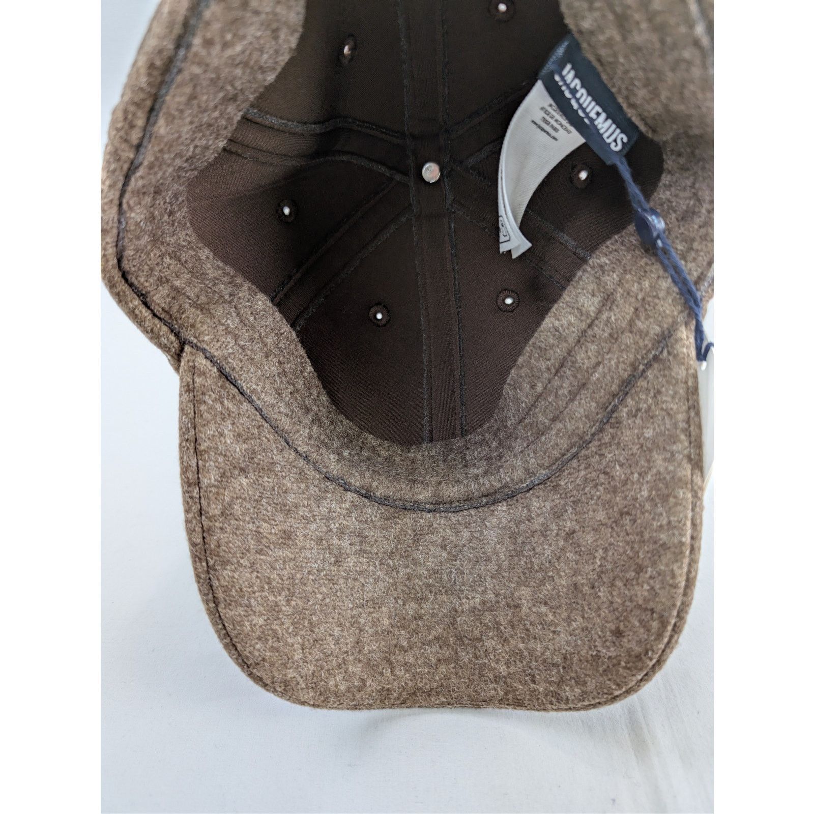 Jacquemus o1rshd1 Size: 56 / LA Casquette Cap / Hat in Dark Brown Size ONE SIZE - 10 Thumbnail