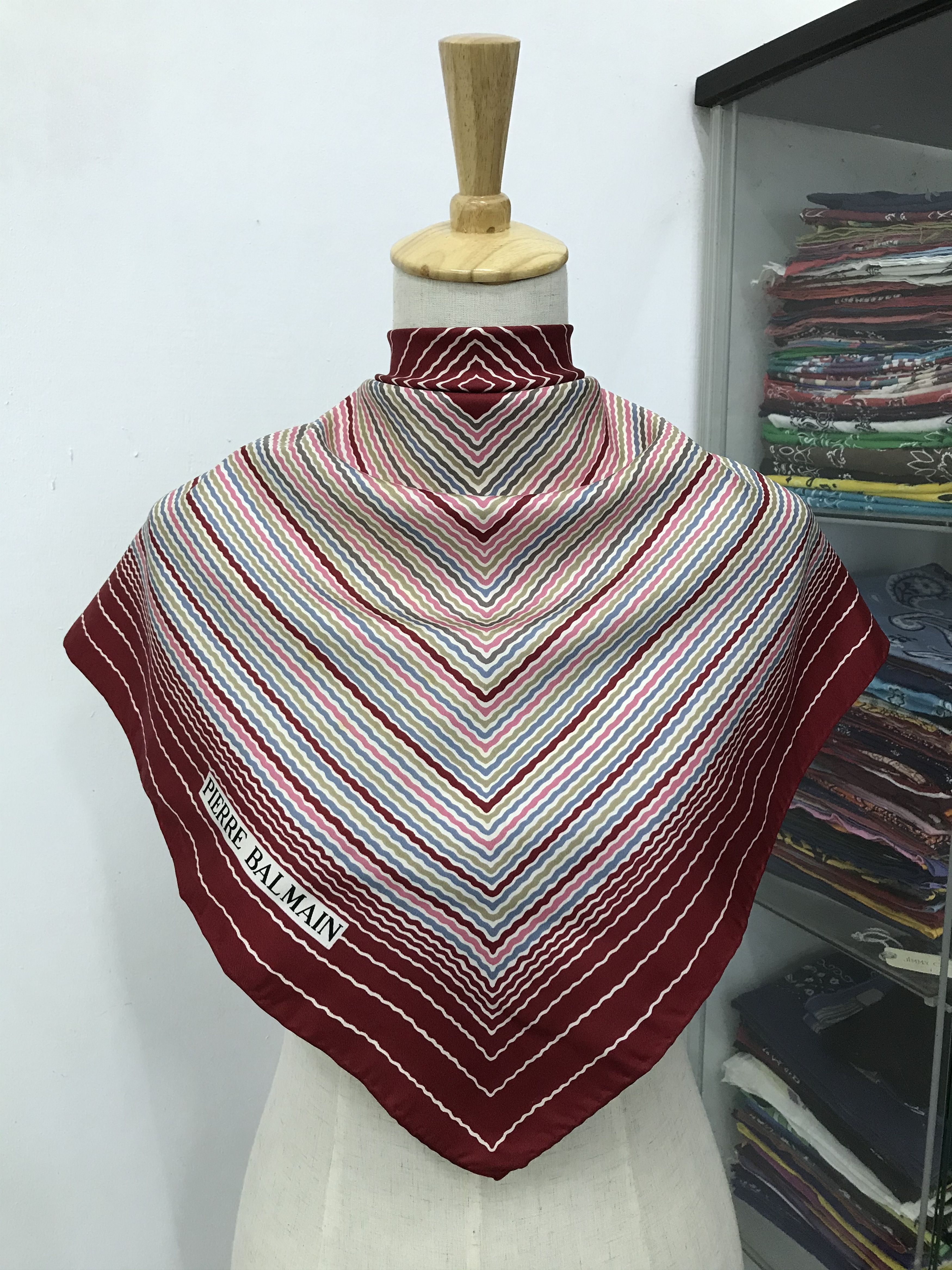 Pierre Balmain Vintage Pierre Balmain Silk Scarf Size ONE SIZE - 1 Thumbnail