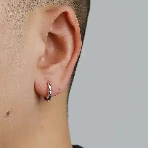 VIBE silver retro punk earrings Size ONE SIZE - 2 Thumbnail