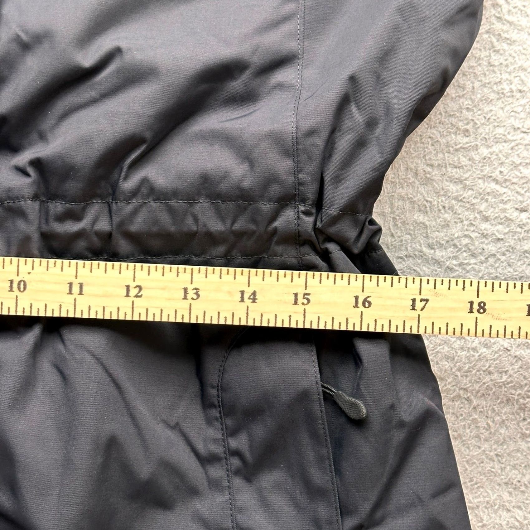 Vintage LL Bean 271139 Winter Warmer Coat Womens Medium Black Hooded Jacket Fleece Parka Zip Snap Mens? Size M / US 6-8 / IT 42-44 - 7 Thumbnail