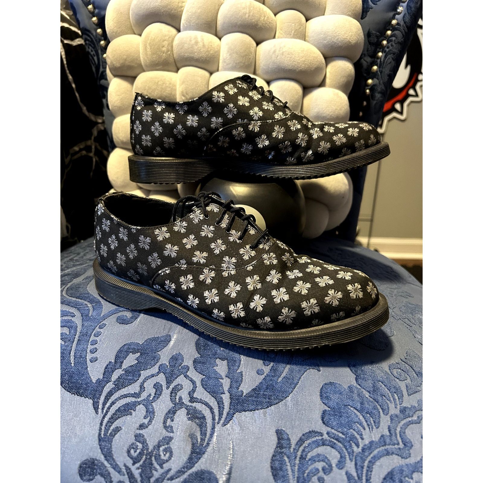 Dr. Martens Dr Martens Briar Black & White Brocade Oxfords size 7/EU 38 Size US 7 / IT 37 - 1 Thumbnail