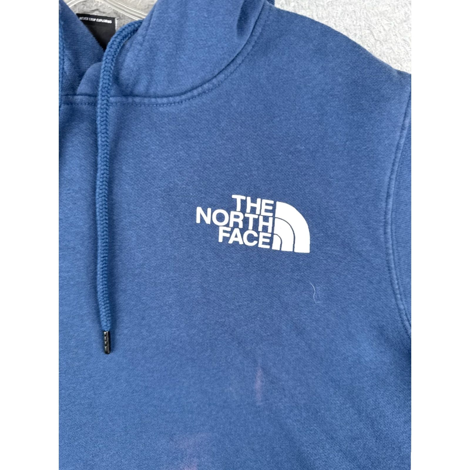 The North Face The North Face Mens Hoodie Pullover Blue Cotton Blend Zip Pocket Crew Neck S Small Regular Fit Logo Clothing Style: Pullover, Jacket, Sweatshirt? Size US S / EU 44-46 / 1 - 6 Thumbnail